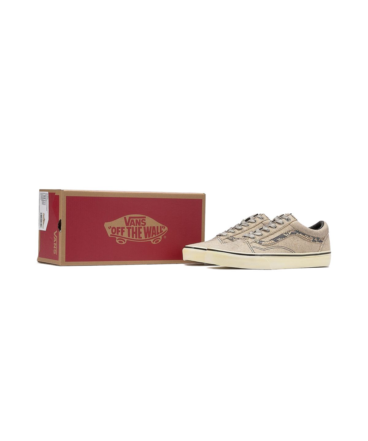 반스(VANS) 올드스쿨 - (머미 랩 캔버스) 베이지:블랙 / VN000CP5EBS1