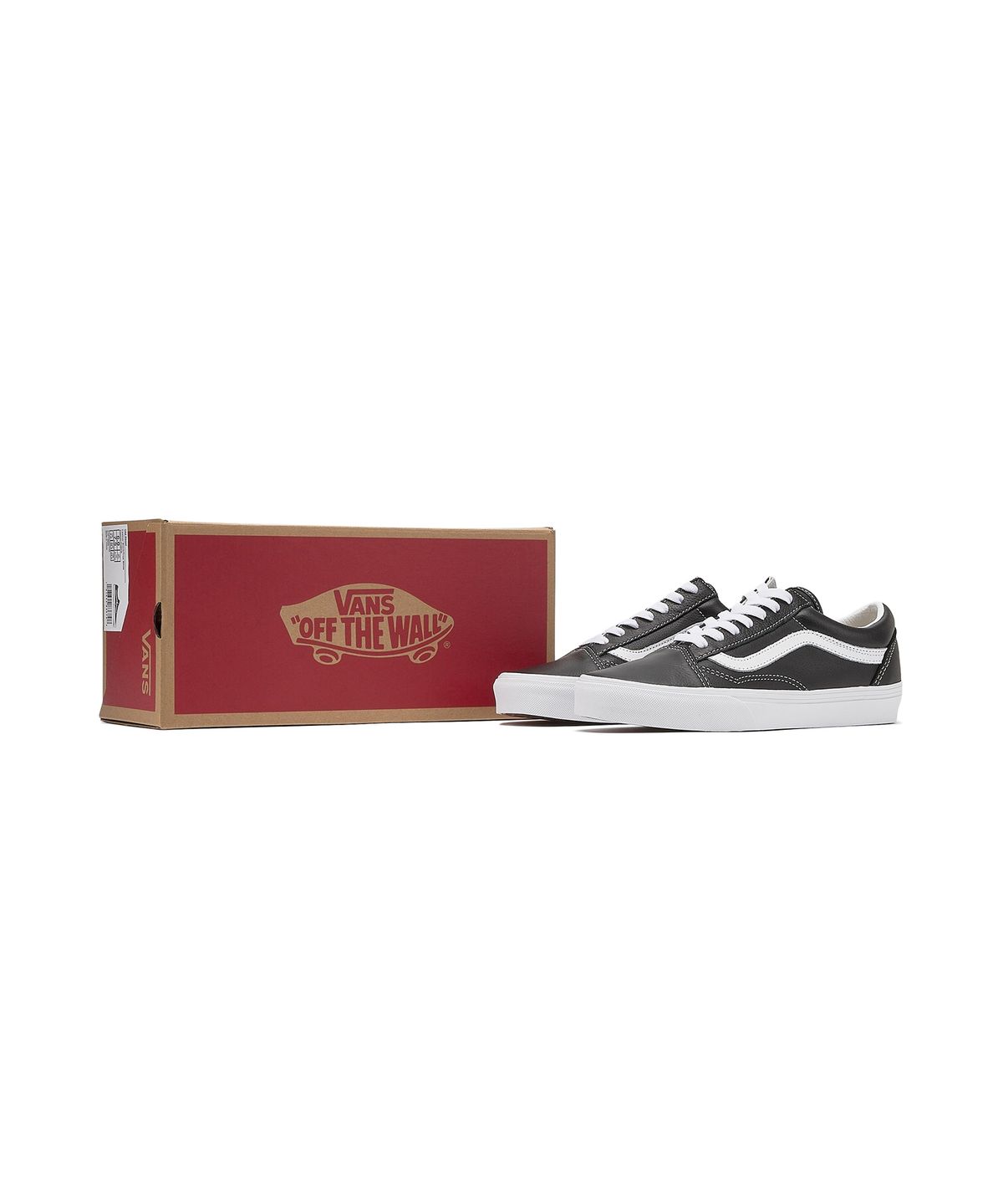반스(VANS) 올드스쿨 - (레더) 블랙:트루 화이트 / VN000CP5BPB1