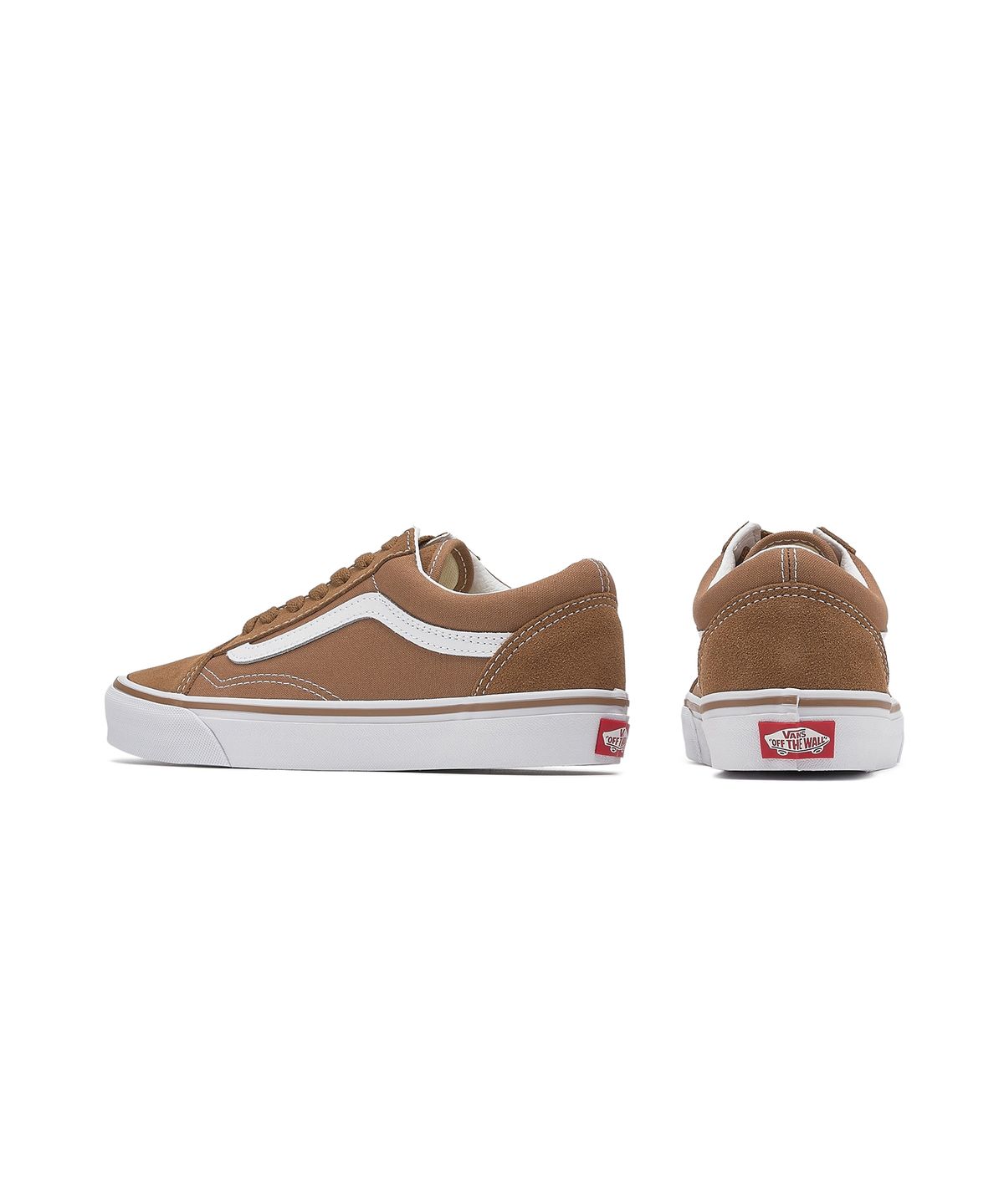 반스(VANS) 올드스쿨 - (스웨이드) 브라운:트루 화이트 / VN000CT8BF21