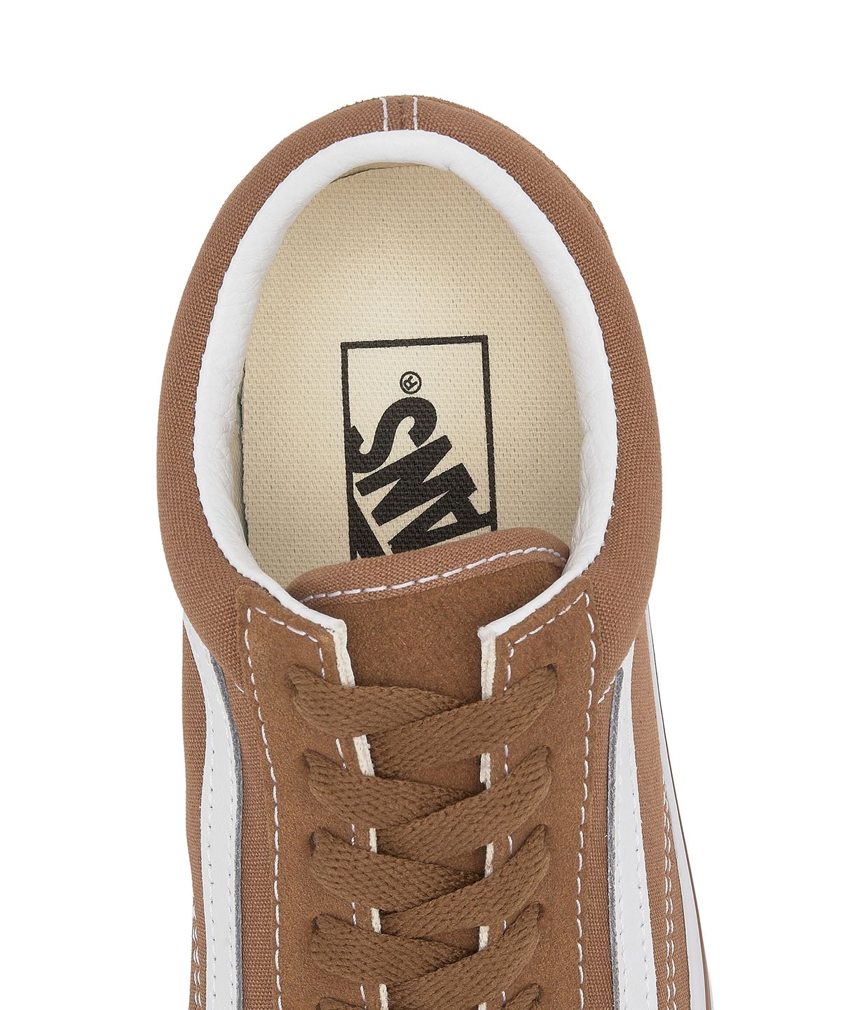 반스(VANS) 올드스쿨 - (스웨이드) 브라운:트루 화이트 / VN000CT8BF21