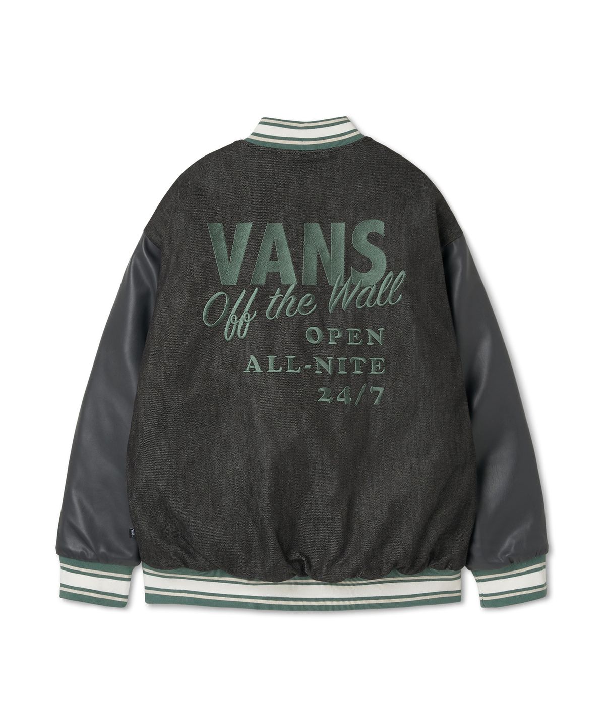 반스(VANS) 데님 로고 베이스볼 - 블랙 데님 / VN000KC0Q471