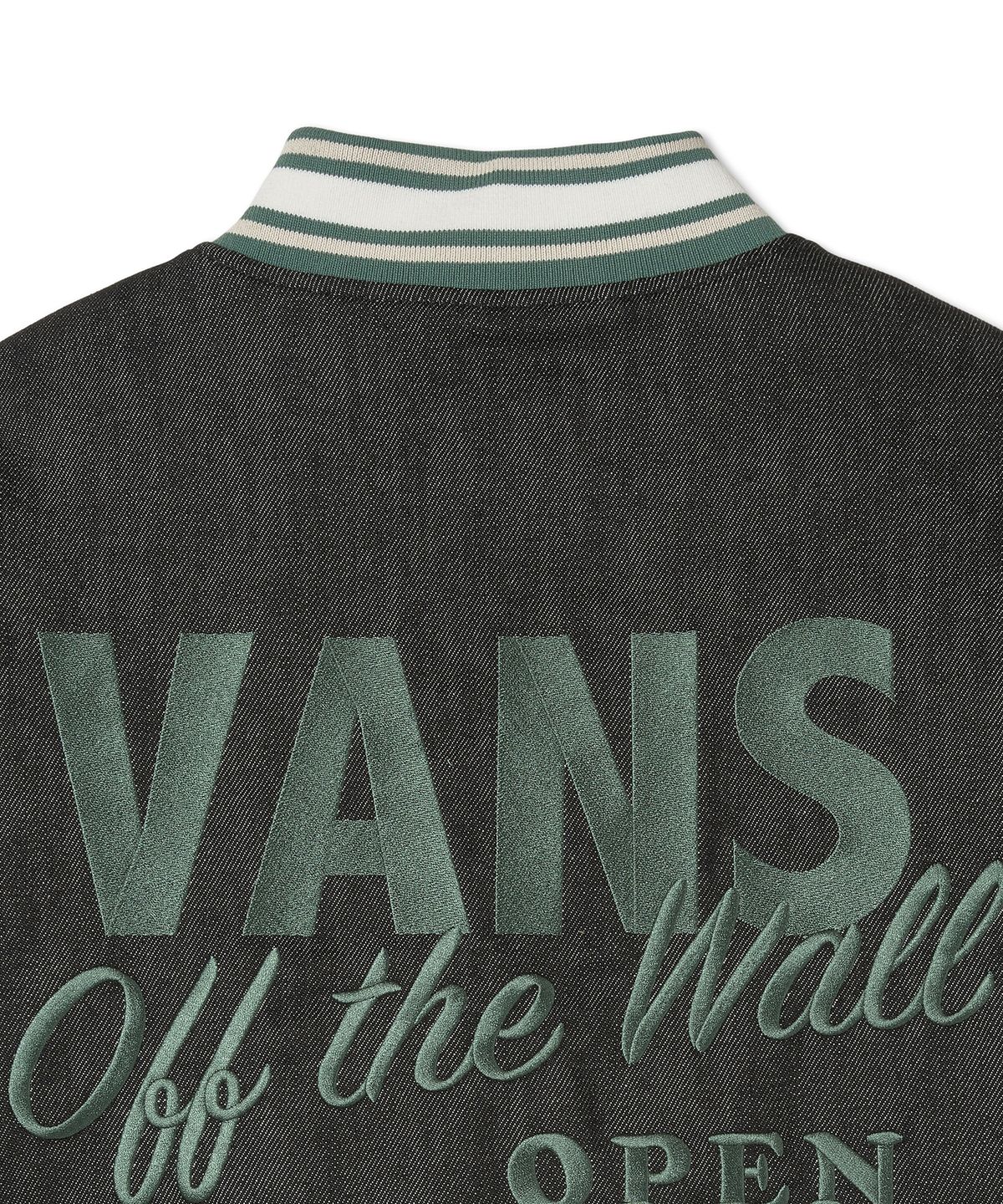 반스(VANS) 데님 로고 베이스볼 - 블랙 데님 / VN000KC0Q471