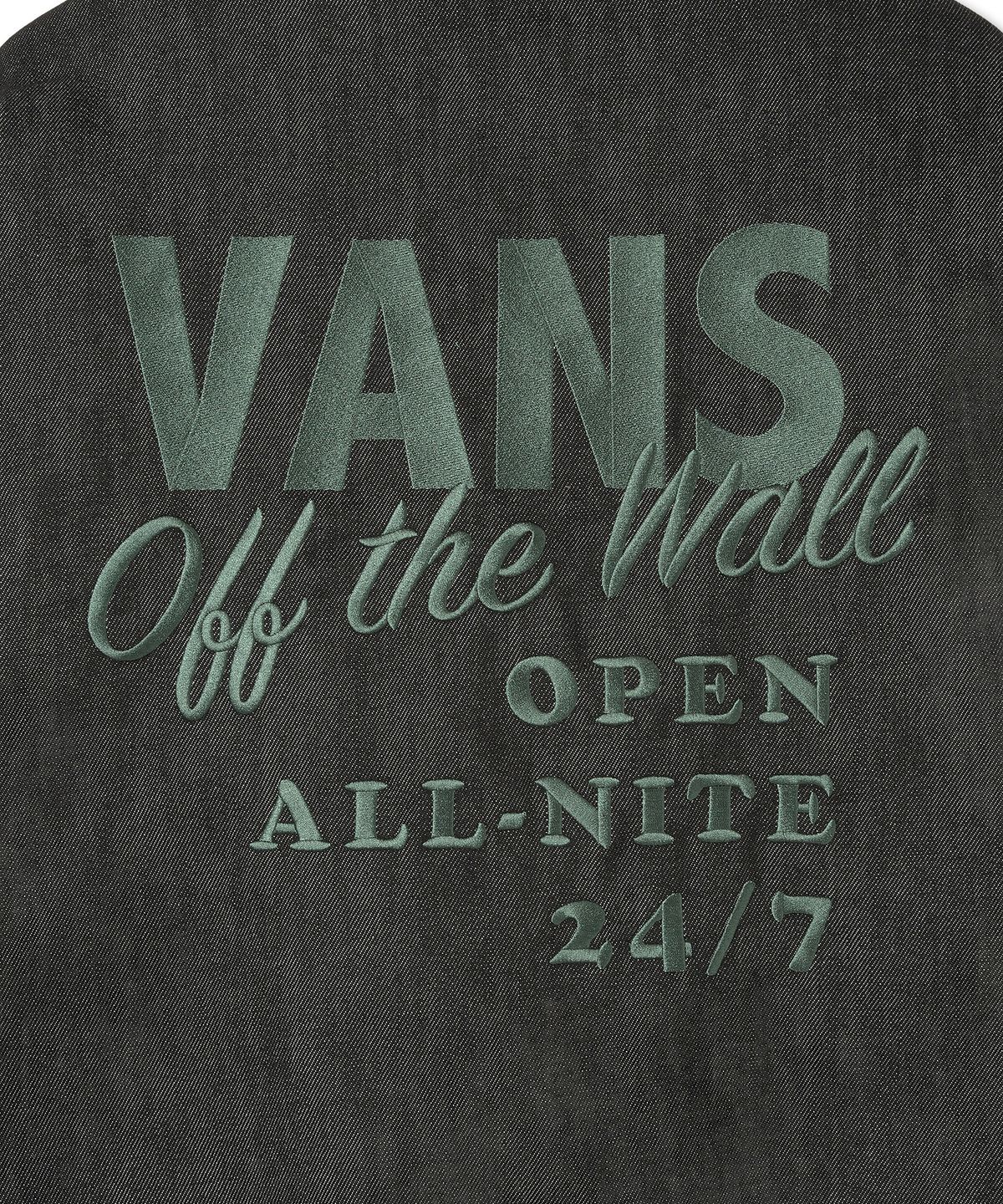반스(VANS) 데님 로고 베이스볼 - 블랙 데님 / VN000KC0Q471