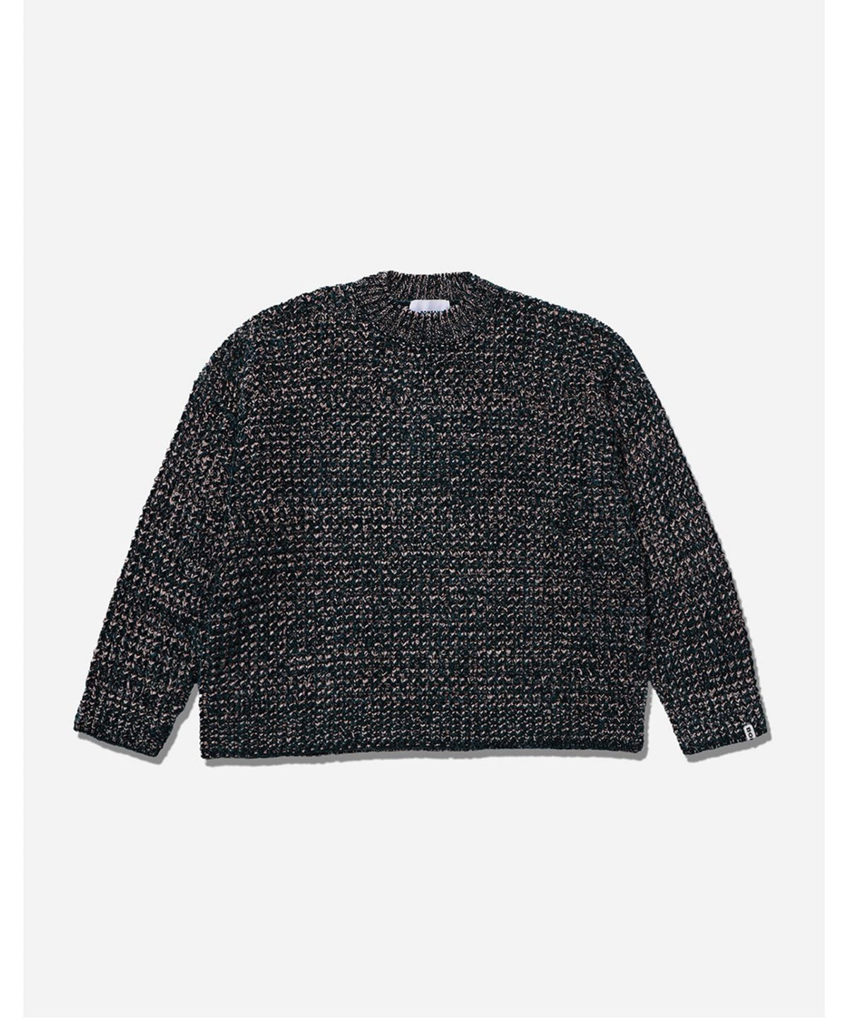 플라즈(PLADS7) KNIT PRINTED CINILLE CREWNECK SWEATER_M238CSW601M