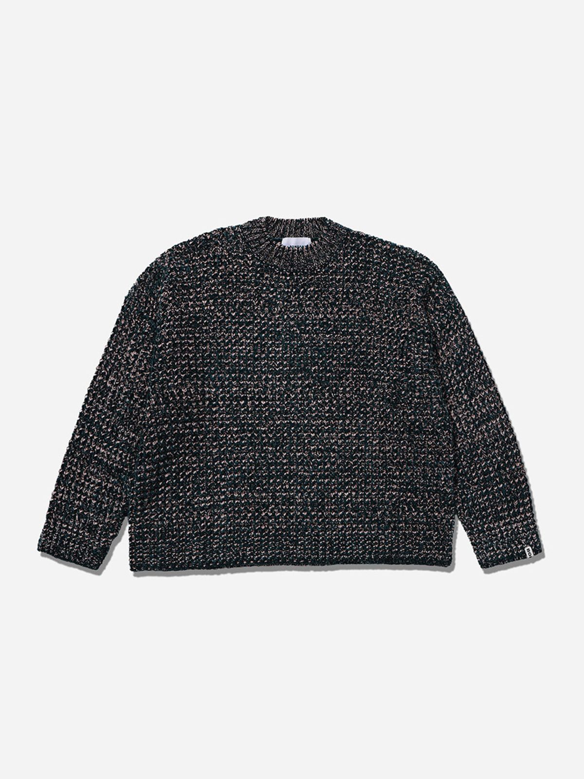 플라즈(PLADS7) KNIT PRINTED CINILLE CREWNECK SWEATER_M238CSW601M