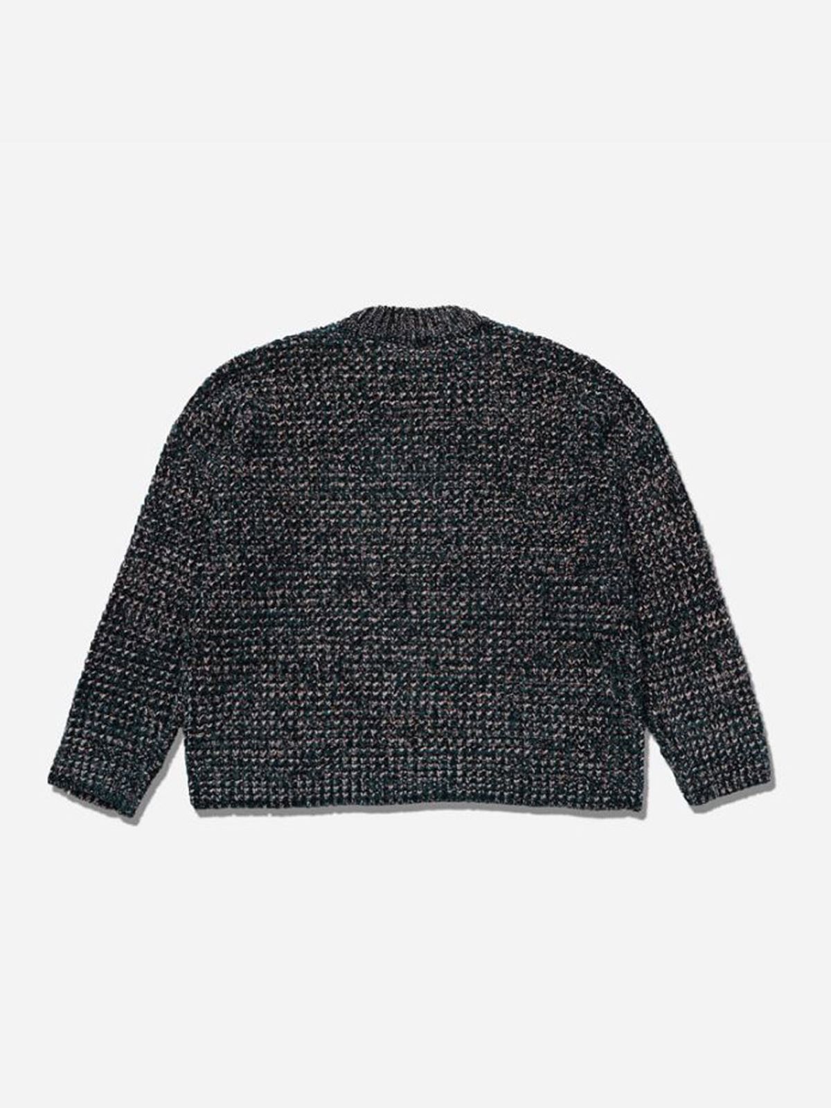 플라즈(PLADS7) KNIT PRINTED CINILLE CREWNECK SWEATER_M238CSW601M