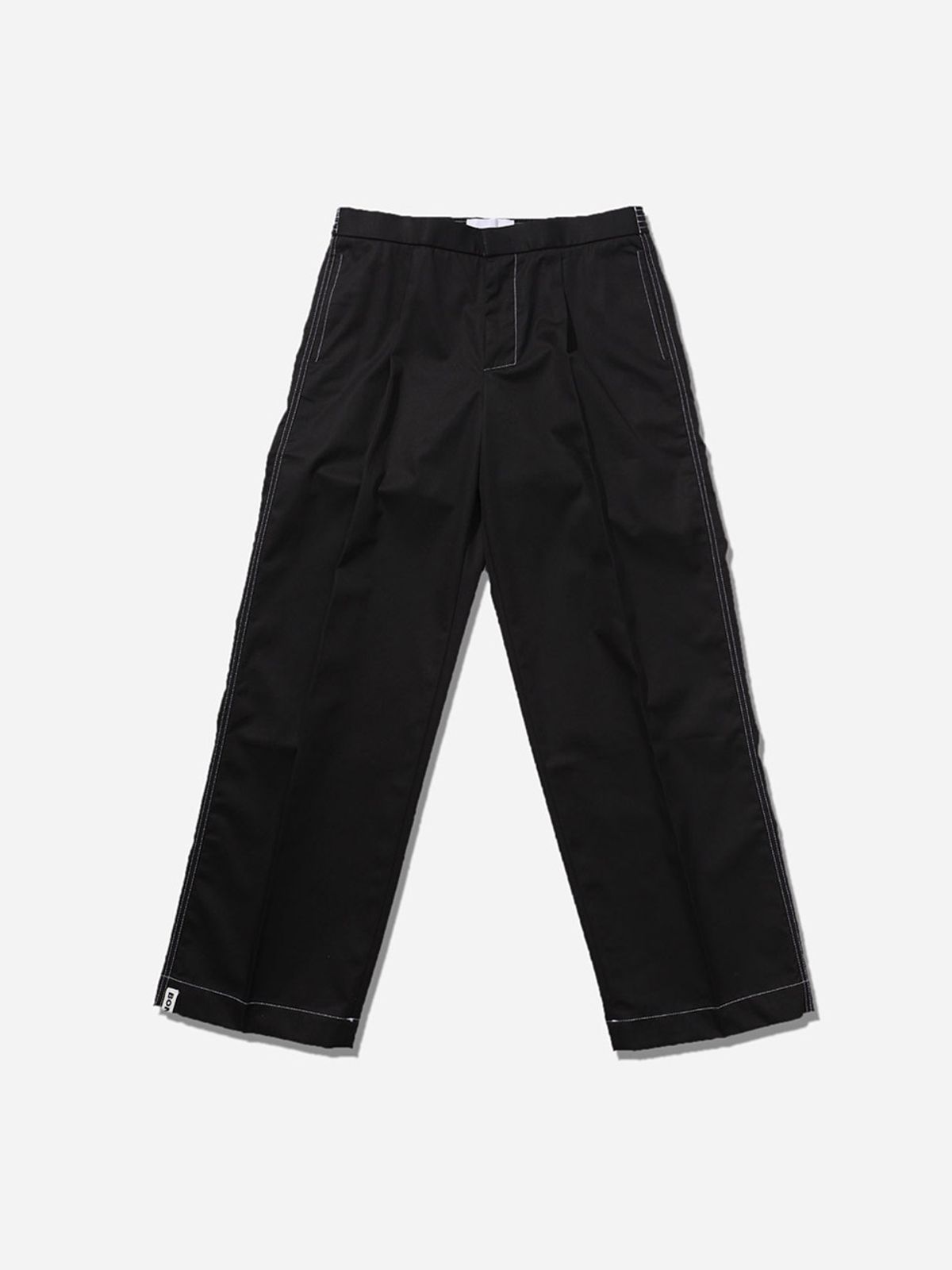 플라즈(PLADS7) LOOSE FIT HALF BANDING PANTS_M238CPT601M