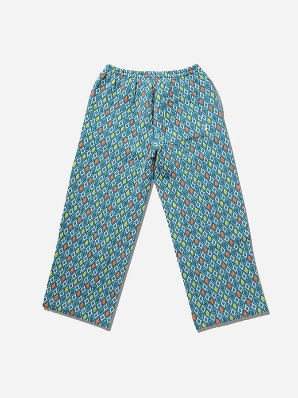 플라즈(PLADS7) SUPER LOOSE FIT ARLECCHINO JACQUARD PANTS_M238CPT604M