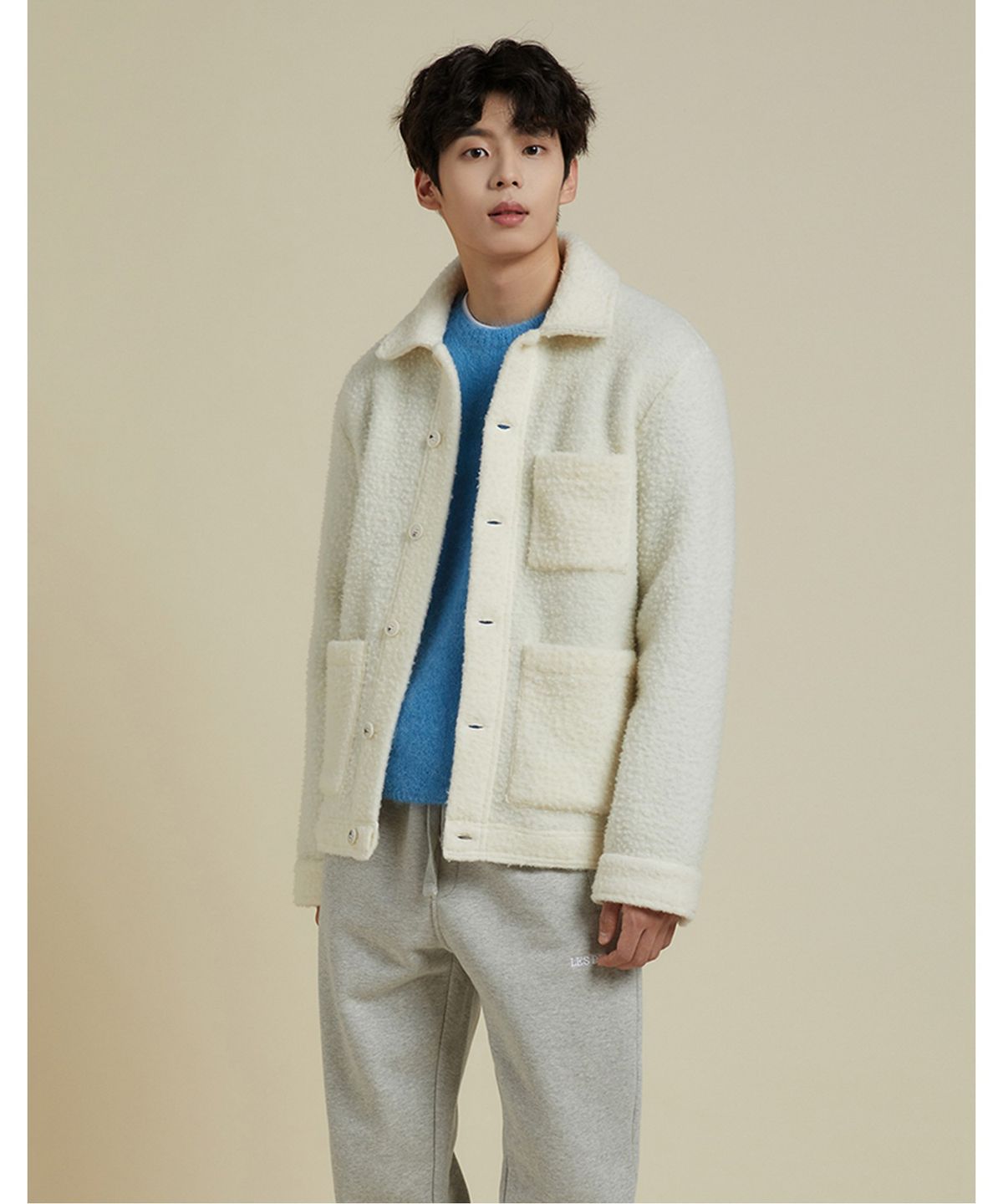 플라즈(PLADS7) OLAV FLEECE SHIRT JACKET_M226CJP603M