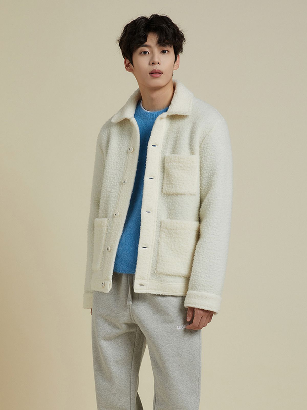 플라즈(PLADS7) OLAV FLEECE SHIRT JACKET_M226CJP603M