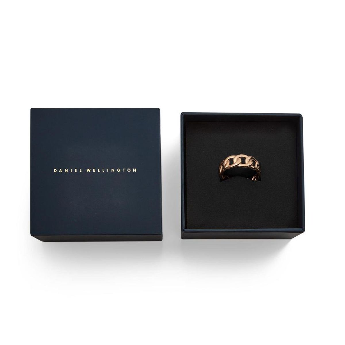 다니엘 웰링턴(DANIEL WELLINGTON) CHUNKY CHAIN RING 체인모양 두꺼운 반지 우정링 커플반지
