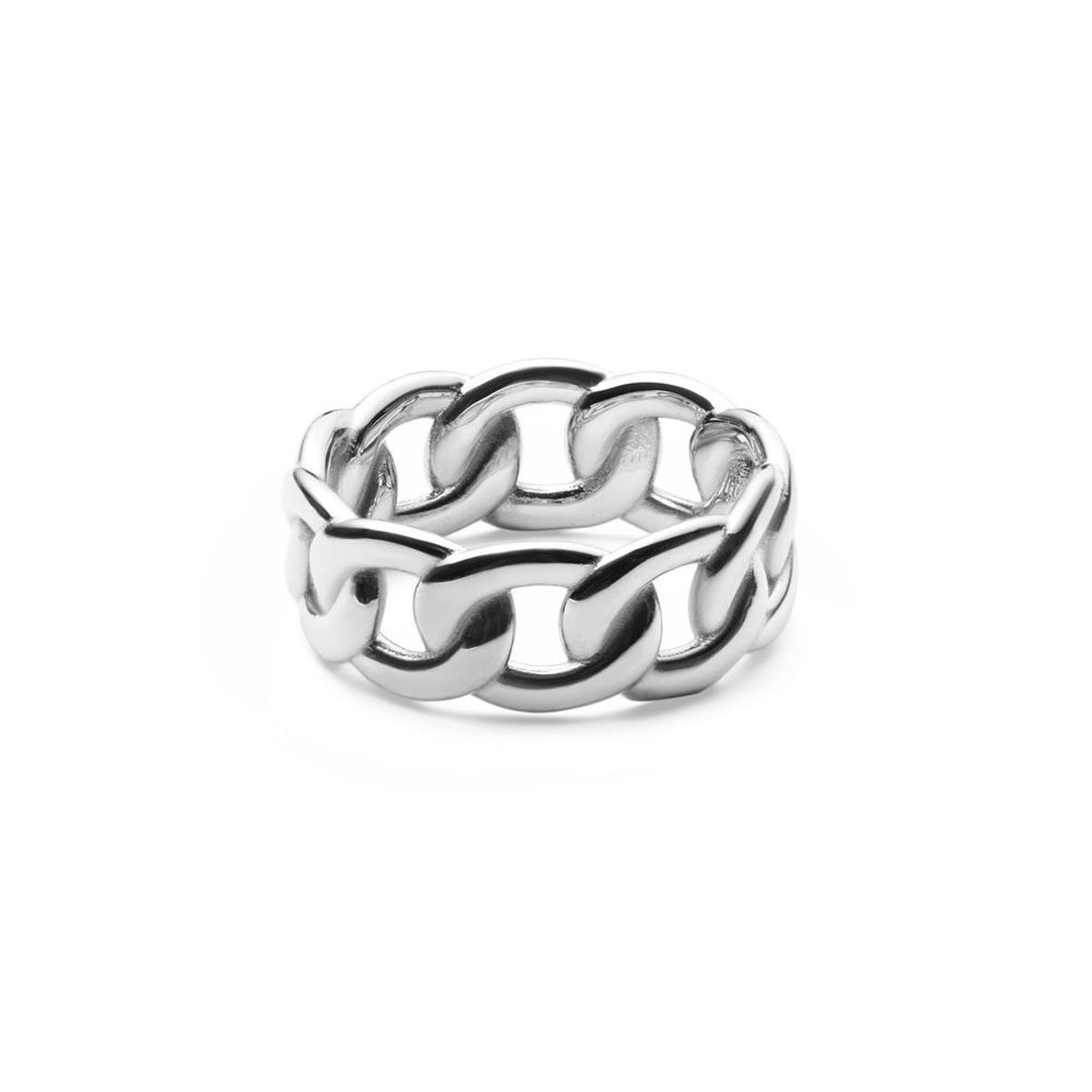 다니엘 웰링턴(DANIEL WELLINGTON) CHUNKY CHAIN RING 체인모양 두꺼운 반지 우정링 커플반지