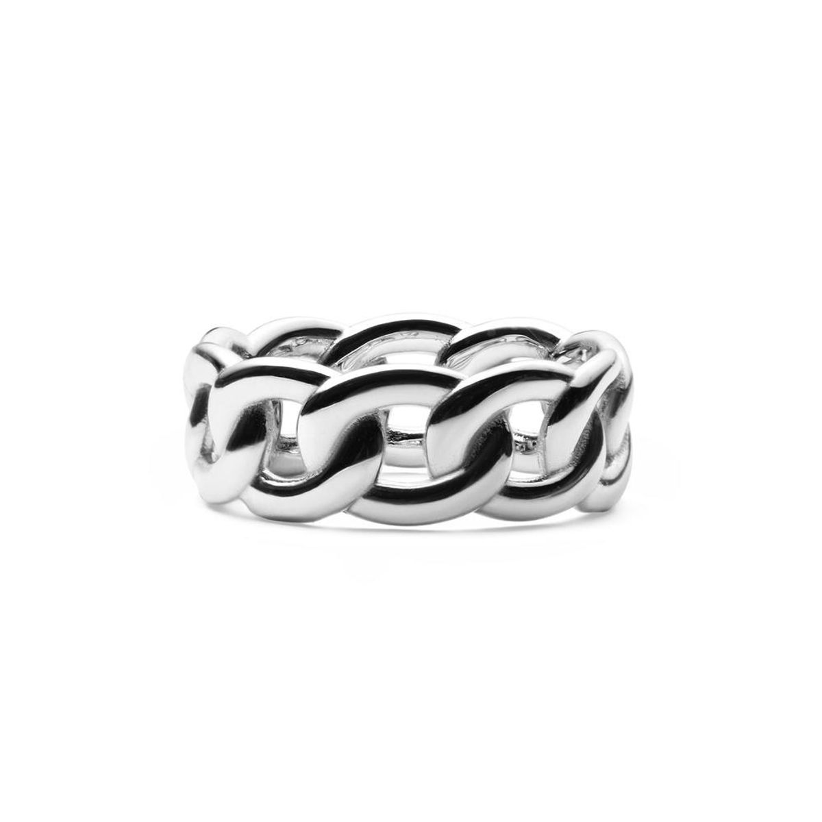 다니엘 웰링턴(DANIEL WELLINGTON) CHUNKY CHAIN RING 체인모양 두꺼운 반지 우정링 커플반지