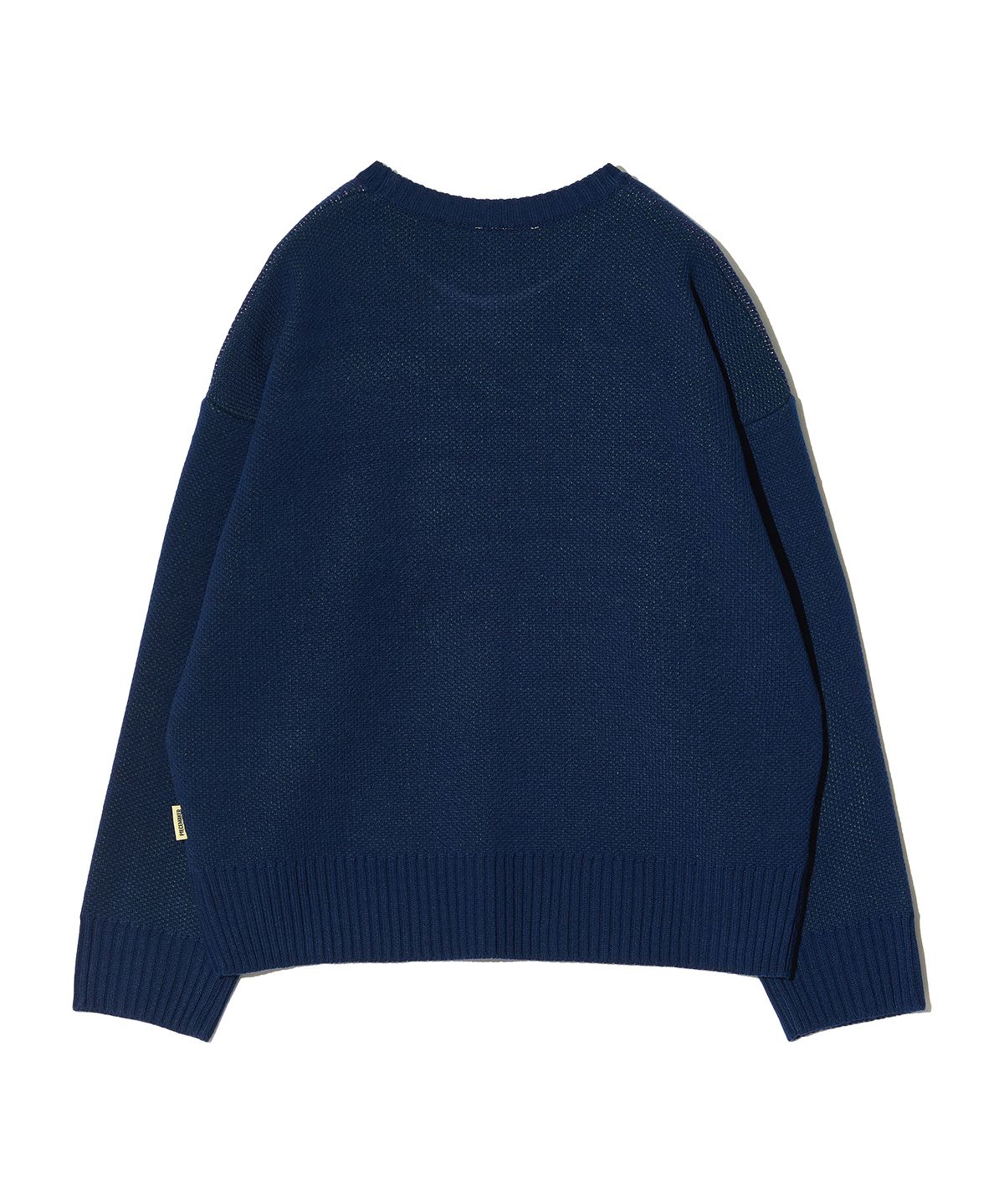 피스메이커(PIECE MAKER) DONKEY JACQUARD KNIT PULLOVER (NAVY)