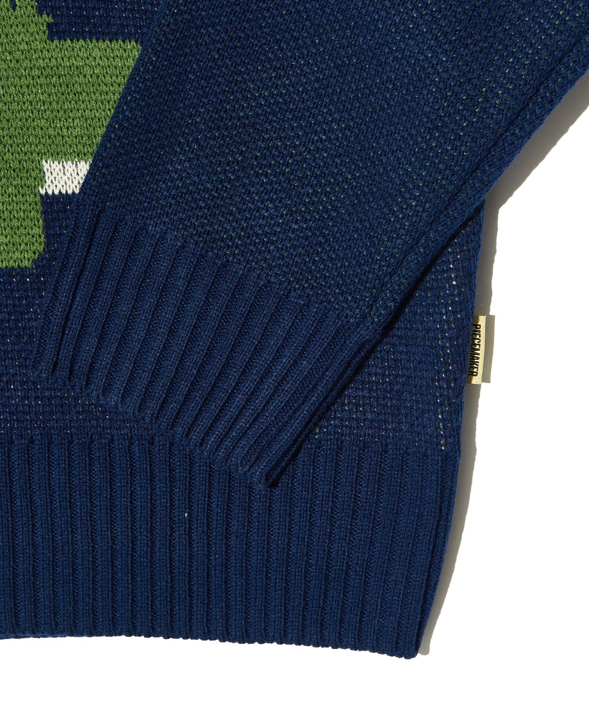 피스메이커(PIECE MAKER) DONKEY JACQUARD KNIT PULLOVER (NAVY)