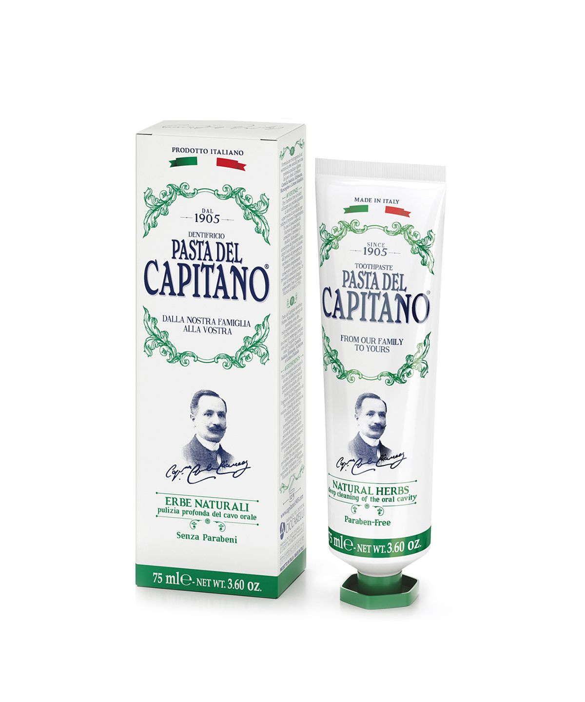 파스타델 카피타노 1905(PASTA DEL CAPITANO 1905) 내추럴 허브 치약 75ml