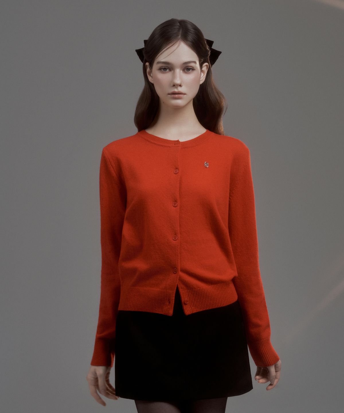 마우솔레움(MAU SOLEUM) Christie Wool Knit Cardigan - Red