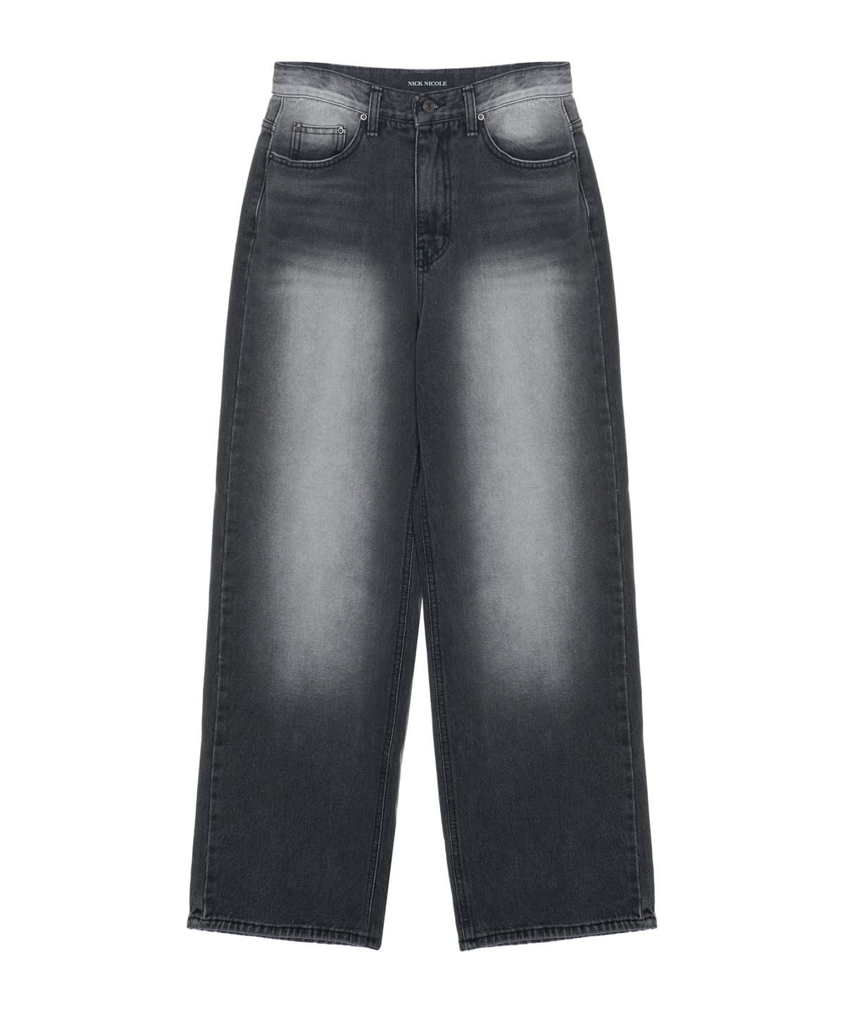 닉앤니콜(NICK&NICOLE) TWO TONE WASHING QUALITY DENIM PANTS_GRAY