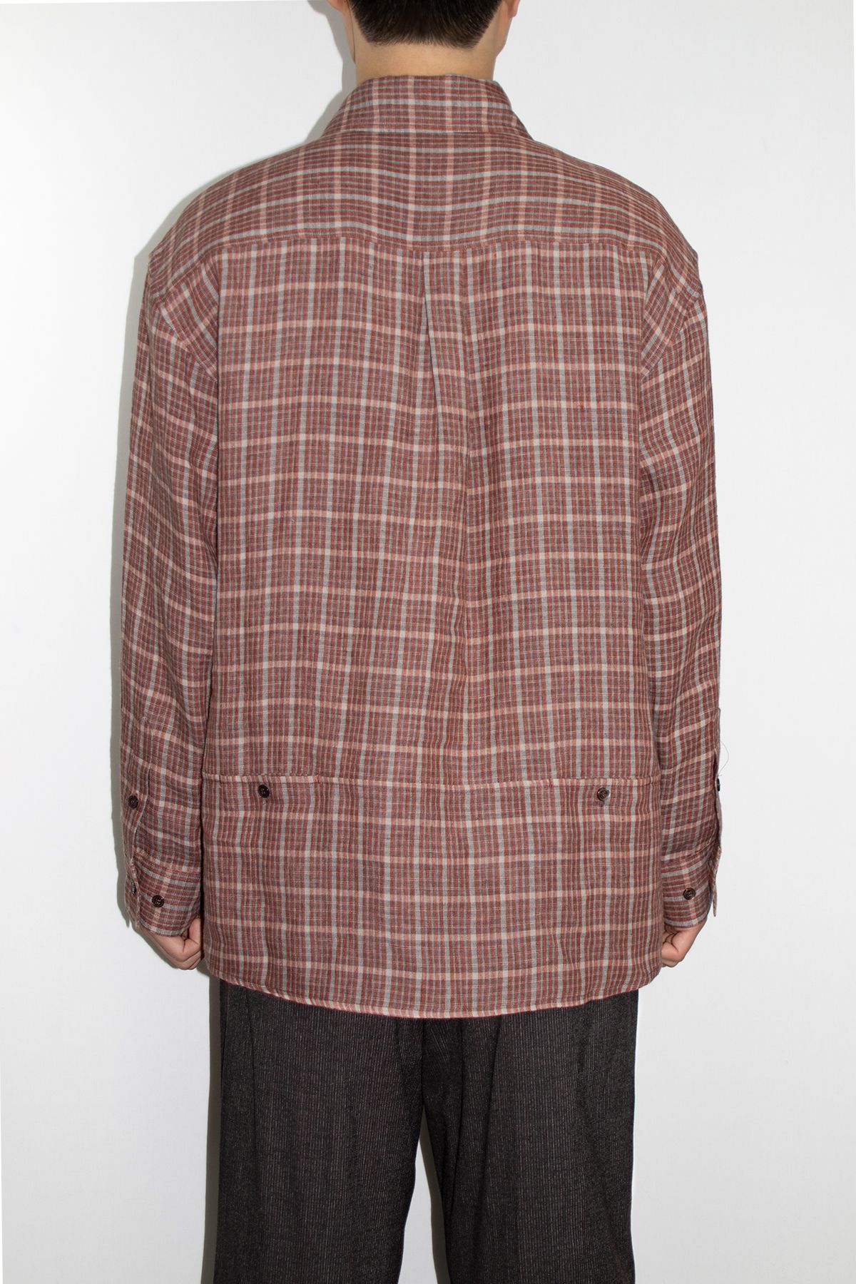 래깅툴즈(LAGGINGTOOLS) Natural Check Pattern Shirt_____red