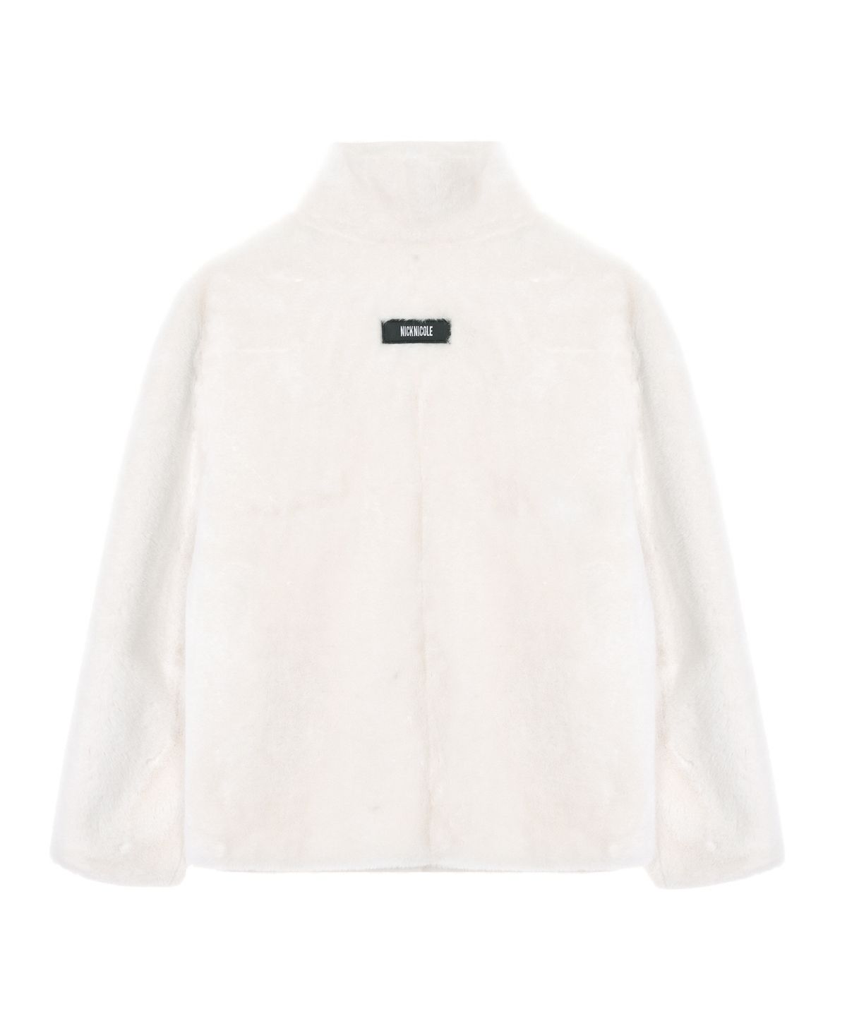 닉앤니콜(NICK&NICOLE) HIGH NECK SOFT FUR JACKET_IVORY