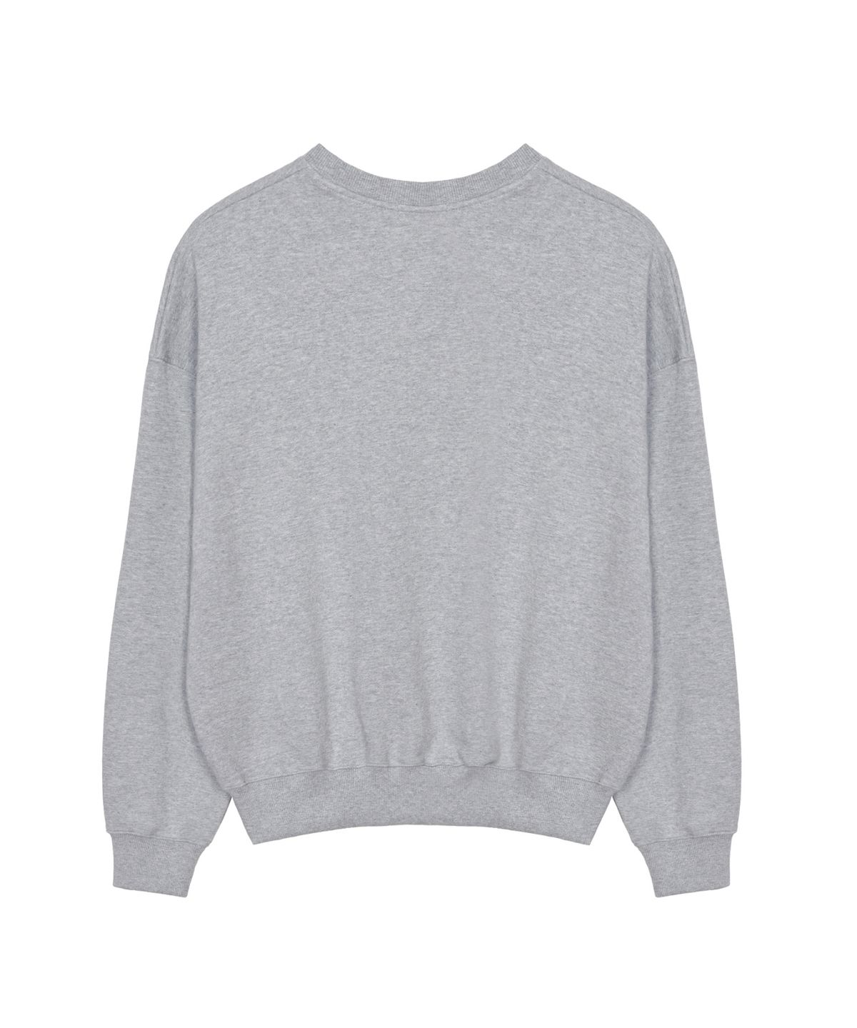 닉앤니콜(NICK&NICOLE) VOLUME BUTTERFLY SIGNATURE SWEATSHIRT_GRAY BLACK