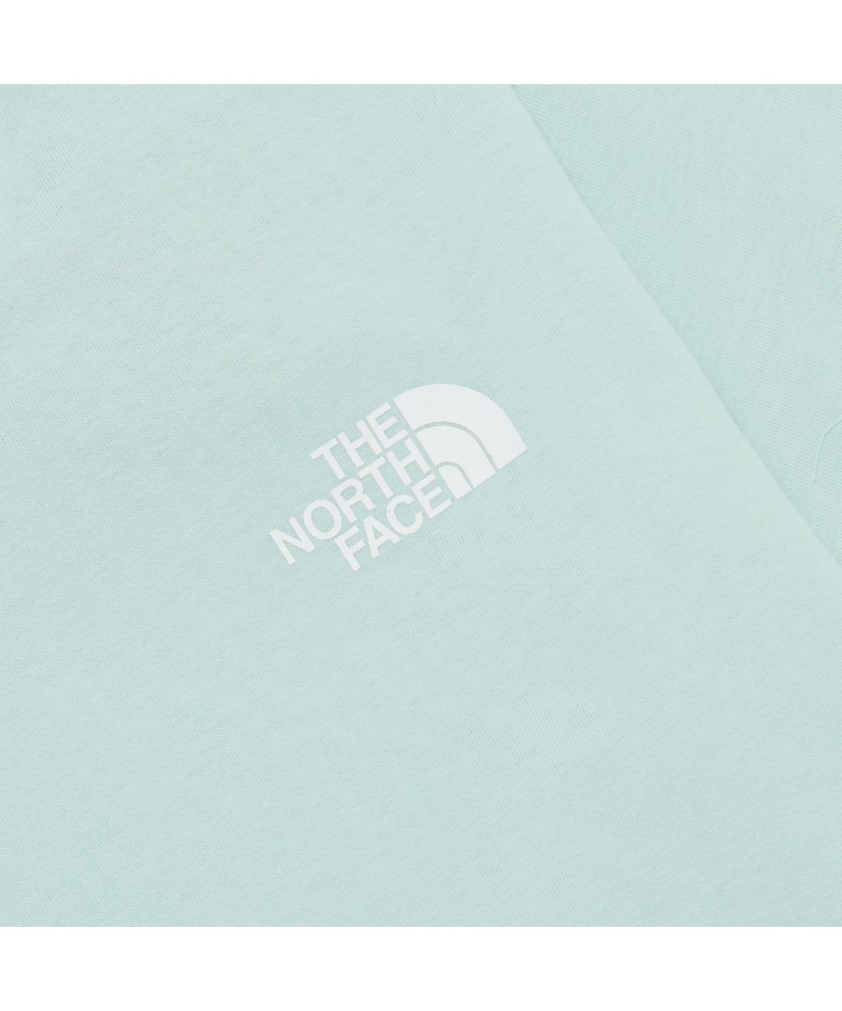 노스페이스(THE NORTH FACE) NT7UR42B 여성 TNF 한글 반팔 라운드티_MINT