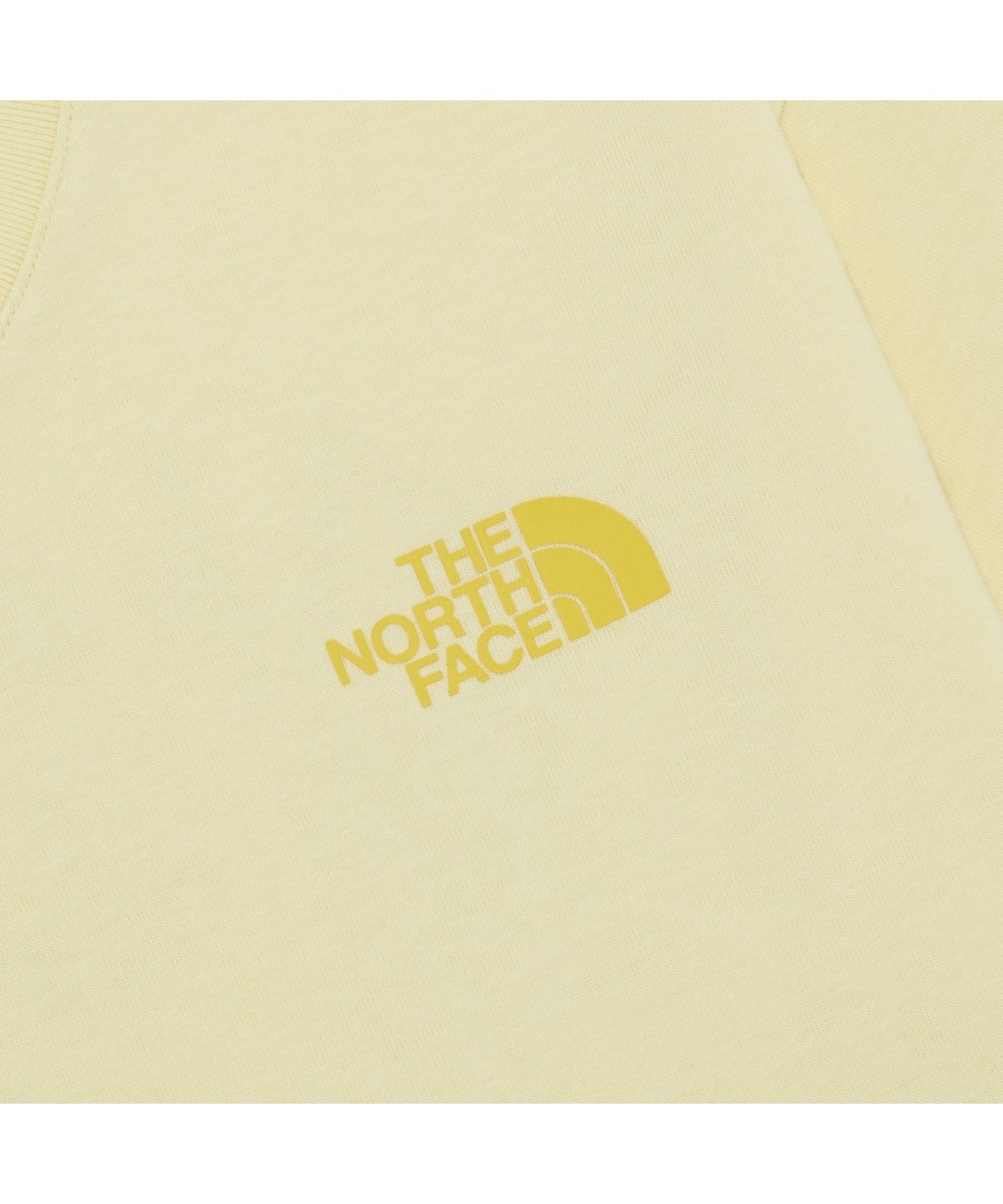 노스페이스(THE NORTH FACE) NT7UR42C 여성 TNF 한글 반팔 라운드티_LIGHT YELLOW
