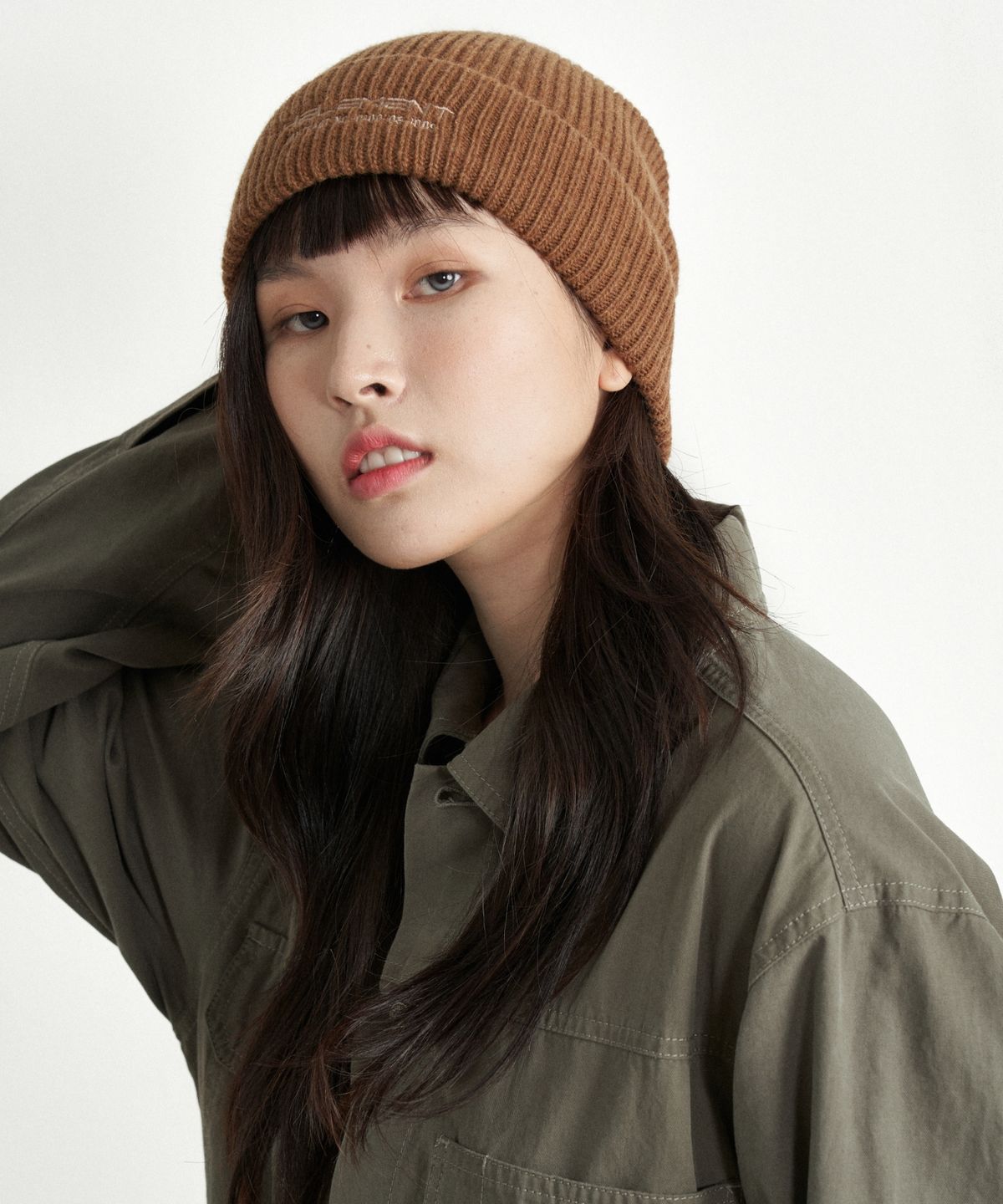 힐리먼트(HELEMENT) 베이직 G1 울 비니 (BROWN)