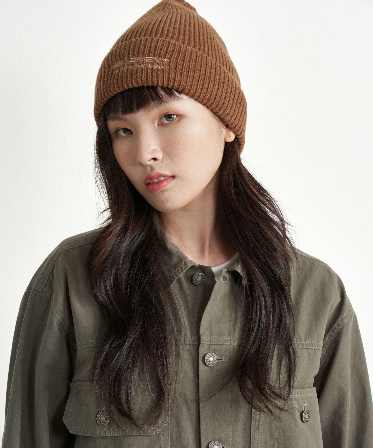 힐리먼트(HELEMENT) 베이직 G1 울 비니 (BROWN)