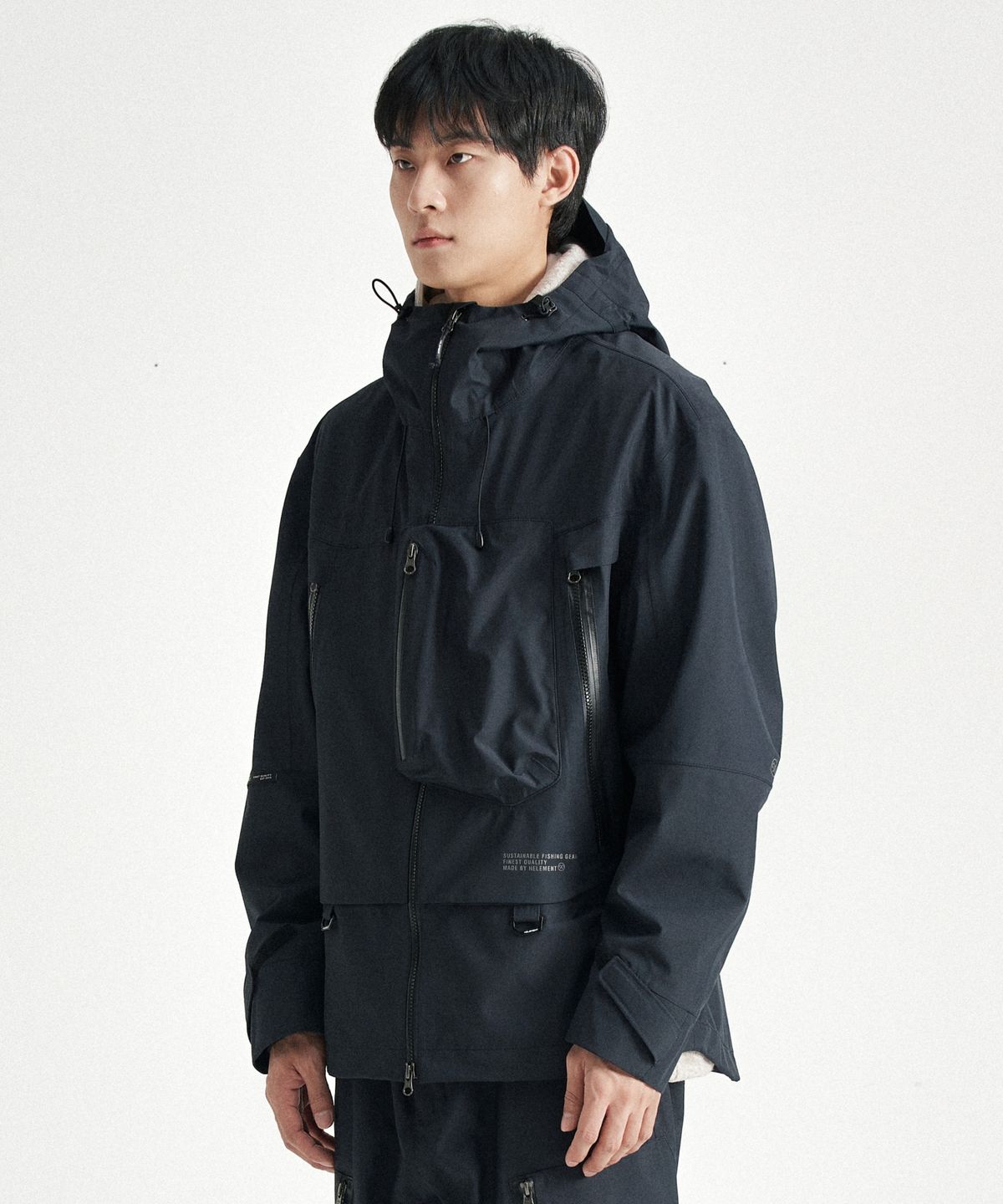 힐리먼트(HELEMENT) H55 3L 레인자켓 (D NAVY)