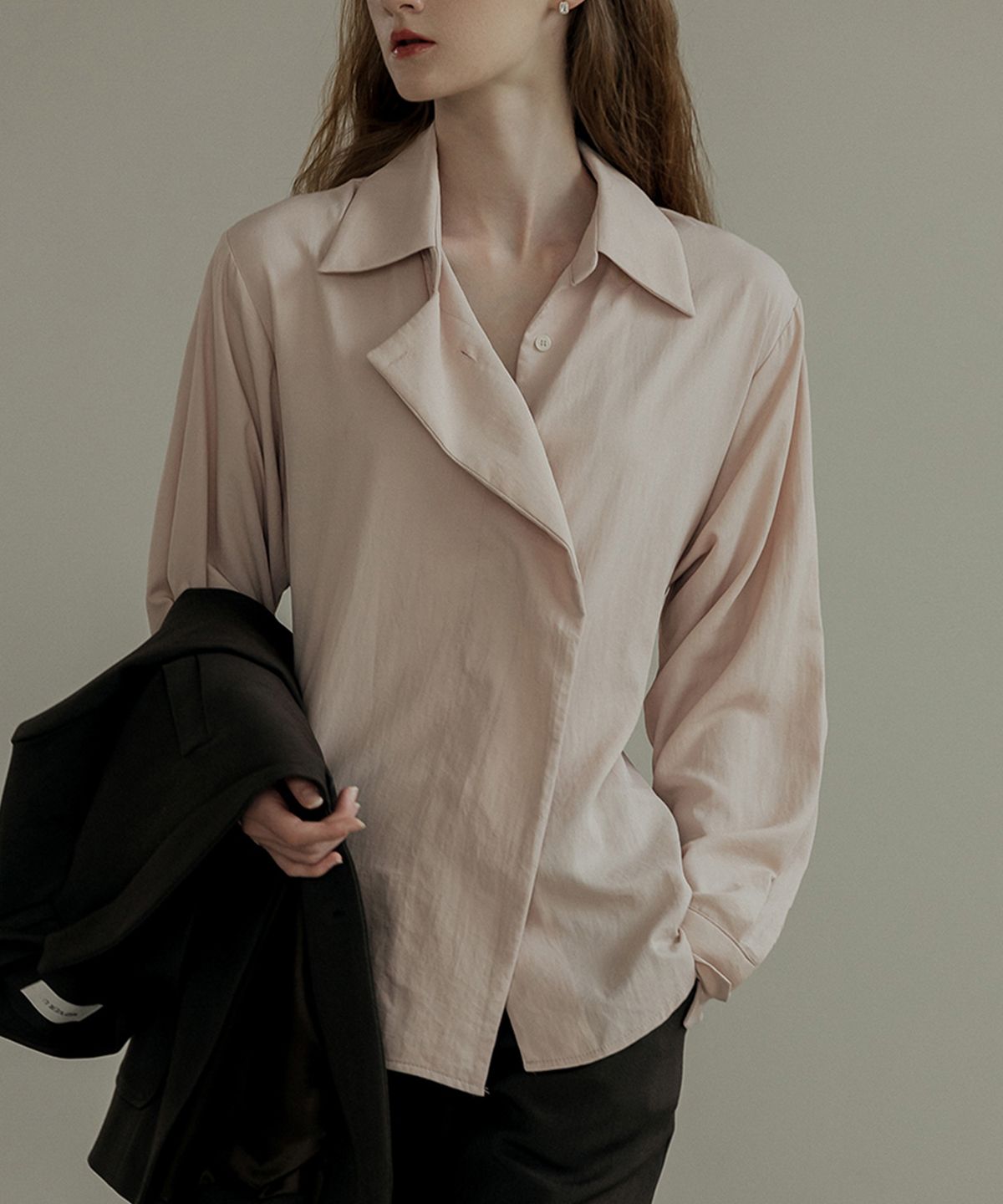 메이버유(MAYVERU) Dakota Belt Blouse _ Pink