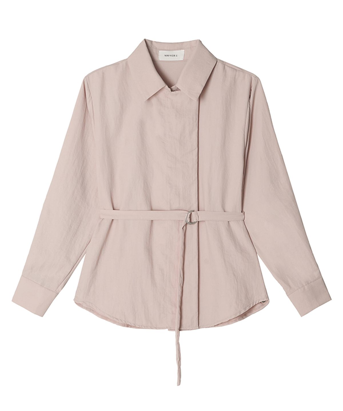 메이버유(MAYVERU) Dakota Belt Blouse _ Pink