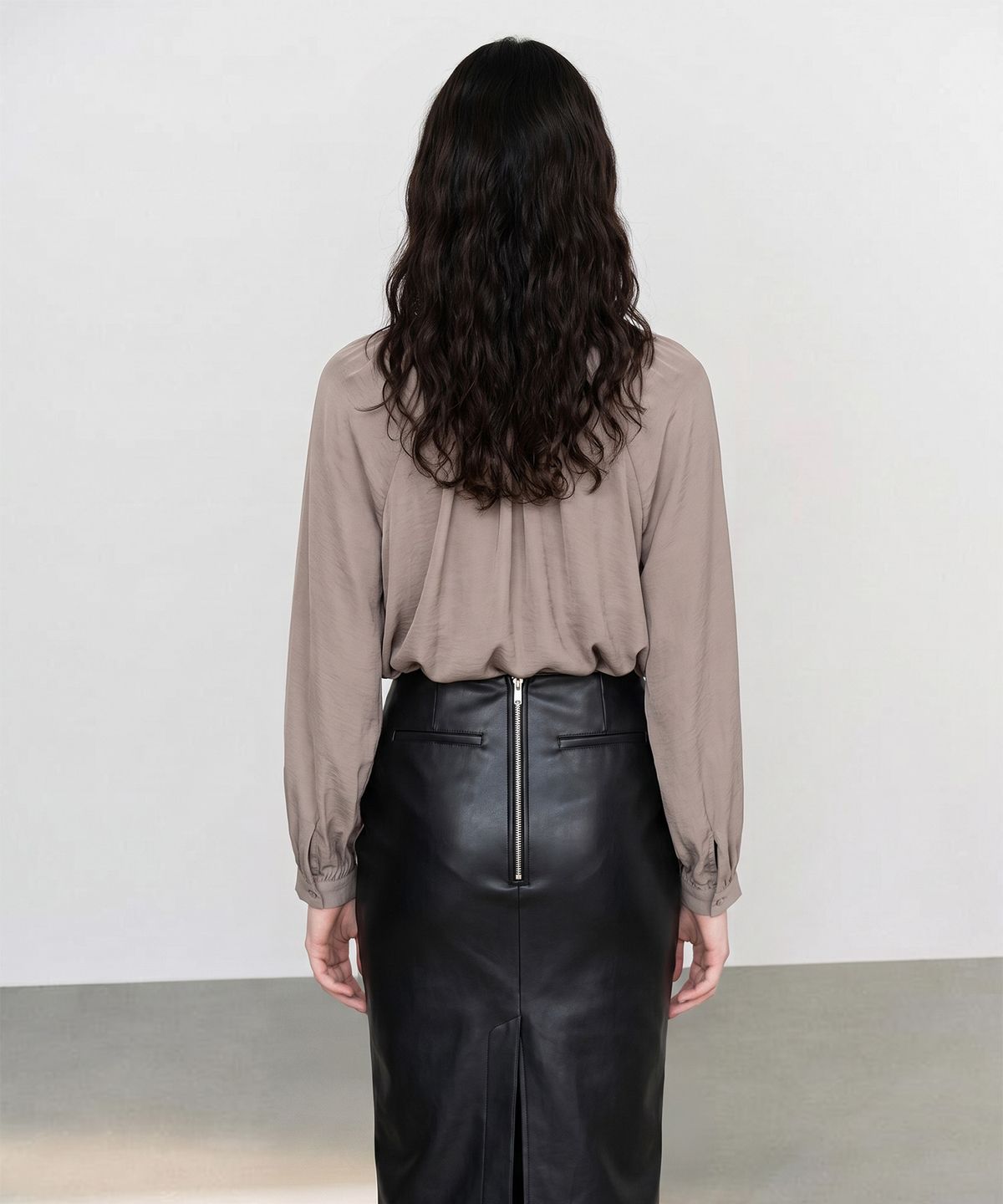 메이버유(MAYVERU) Laurina Shirring Blouse _ Pink