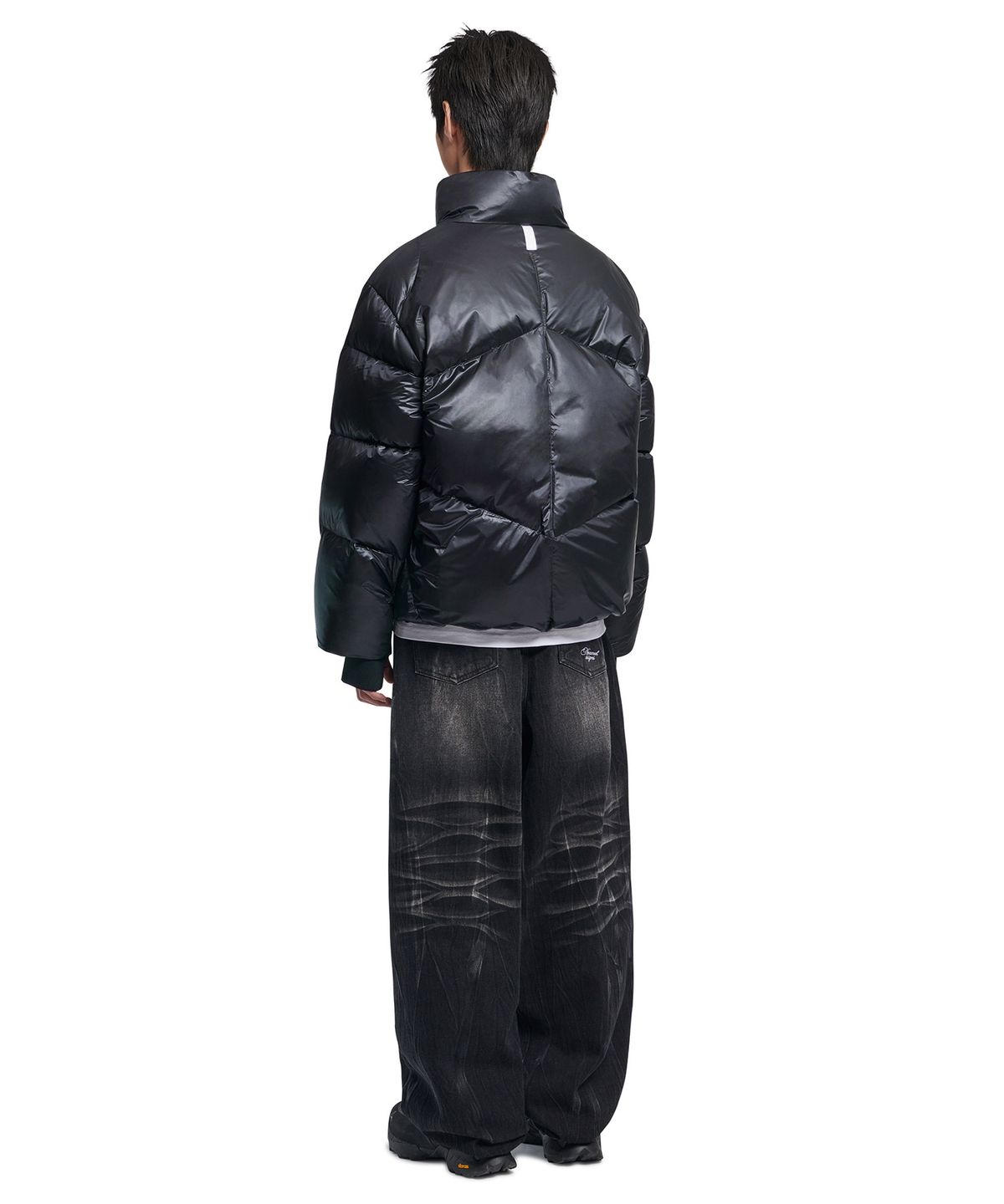 노매뉴얼(NOMANUAL) SKADI DUCK DOWN - GLOSSY BLACK