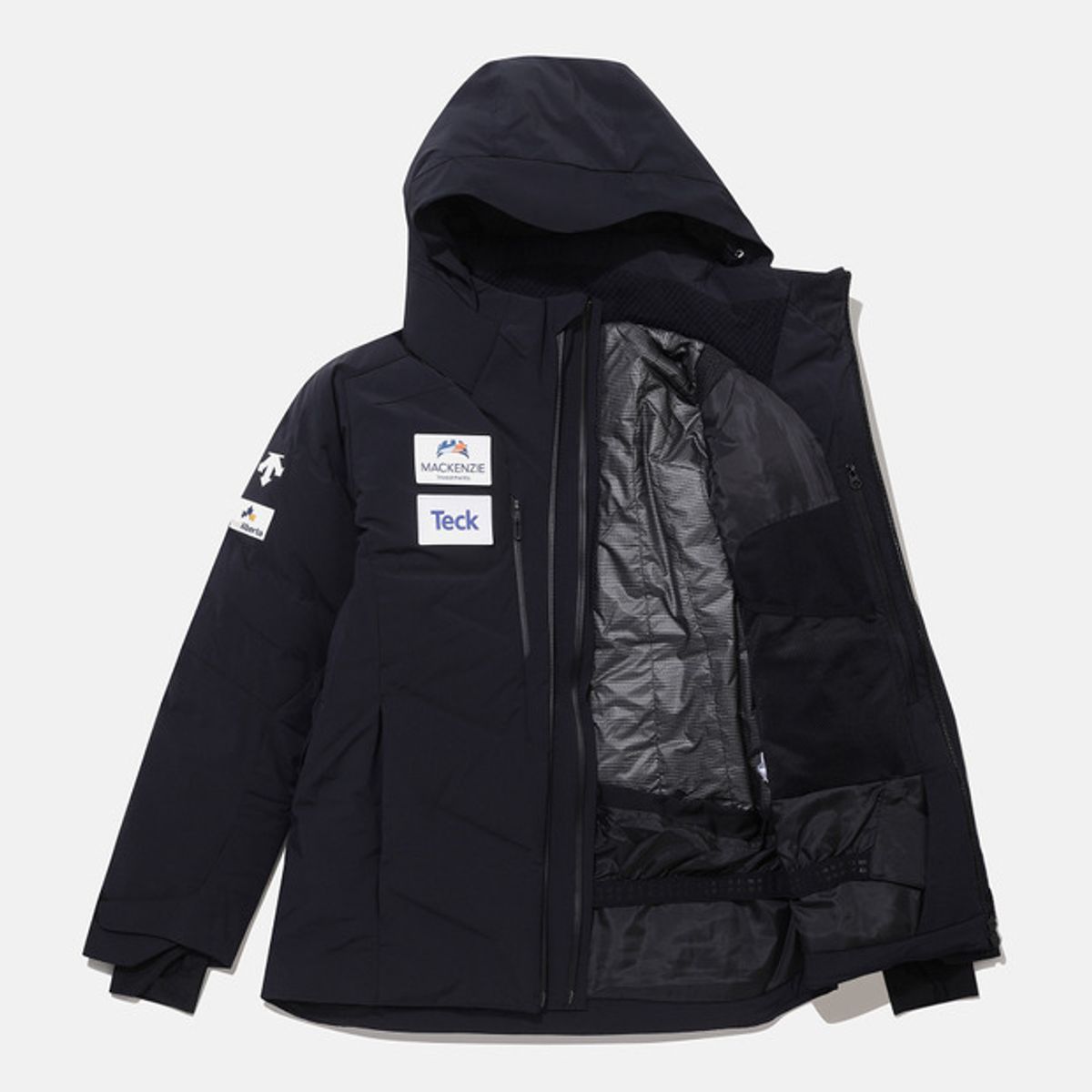 데상트(DESCENTE) [SKI] 레플리카 4WAY 스트레치 다운 스키 자켓 블랙(SP411SSJN2)