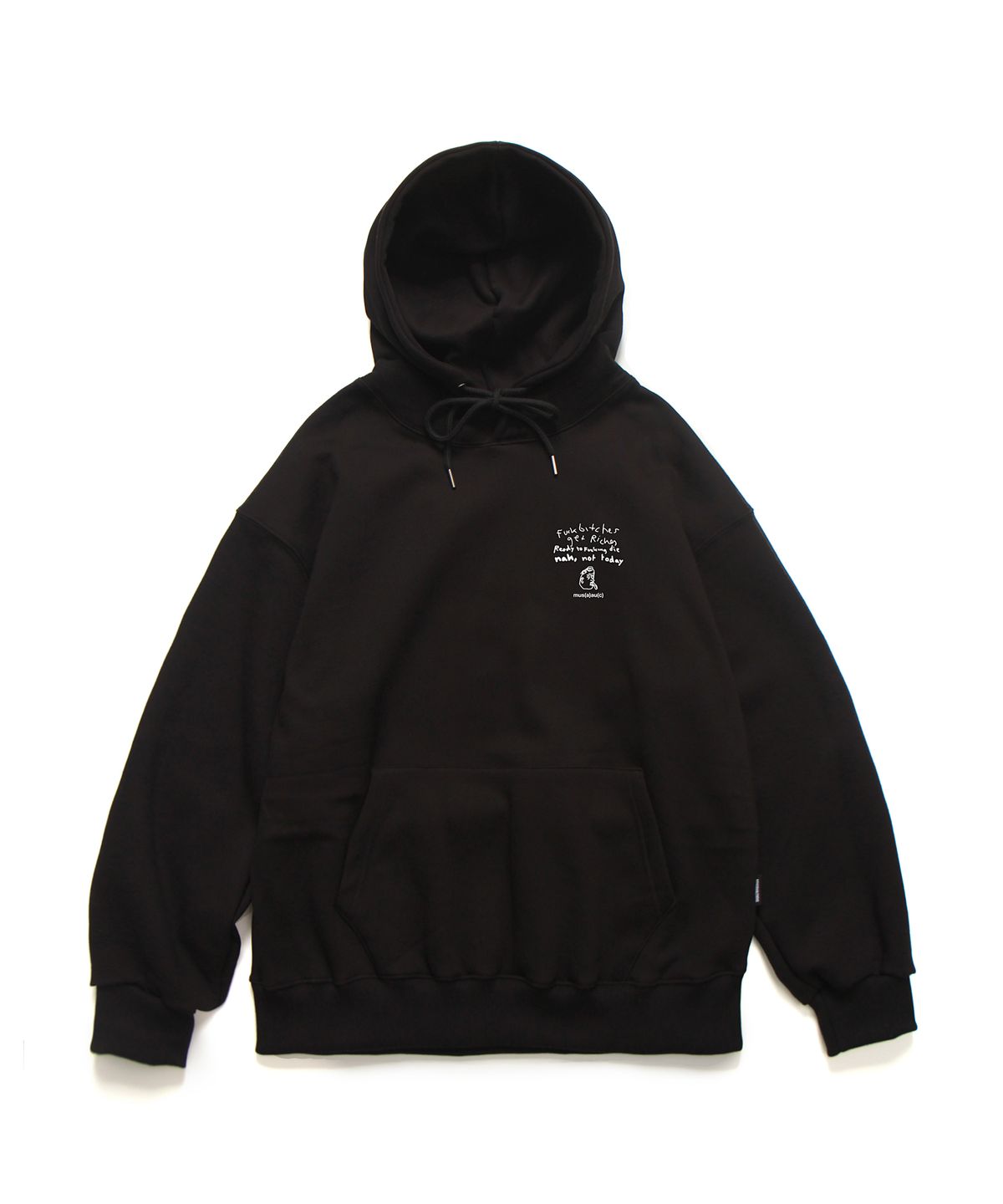 앱놀머씽(ABNORMALTHING) SC 두들 후드 2컬러블랙 (SC DOODLE HOOD 2 COLOR)