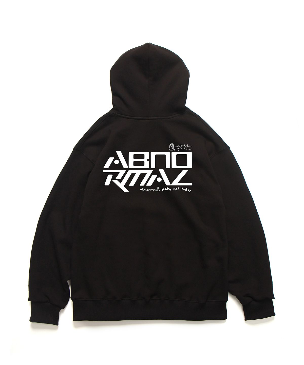 앱놀머씽(ABNORMALTHING) SC 두들 후드 2컬러블랙 (SC DOODLE HOOD 2 COLOR)