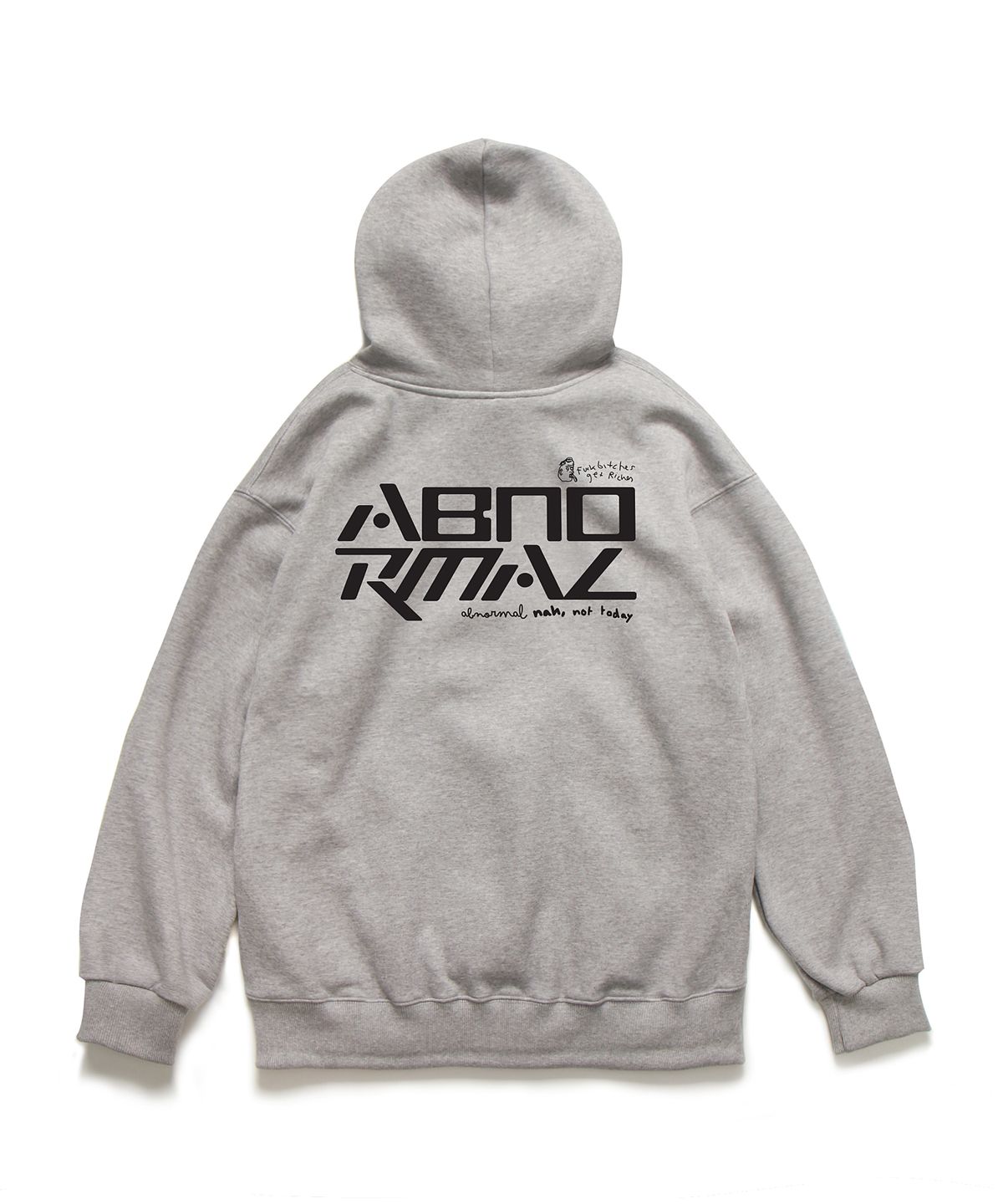 앱놀머씽(ABNORMALTHING) SC 두들 후드 2컬러블랙 (SC DOODLE HOOD 2 COLOR)