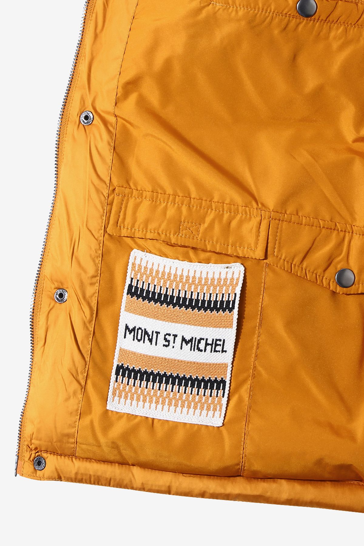 르몽생미셸(LE MONT ST MICHEL) VISAL - DOWN SLEEVELESS JACKET_Orange