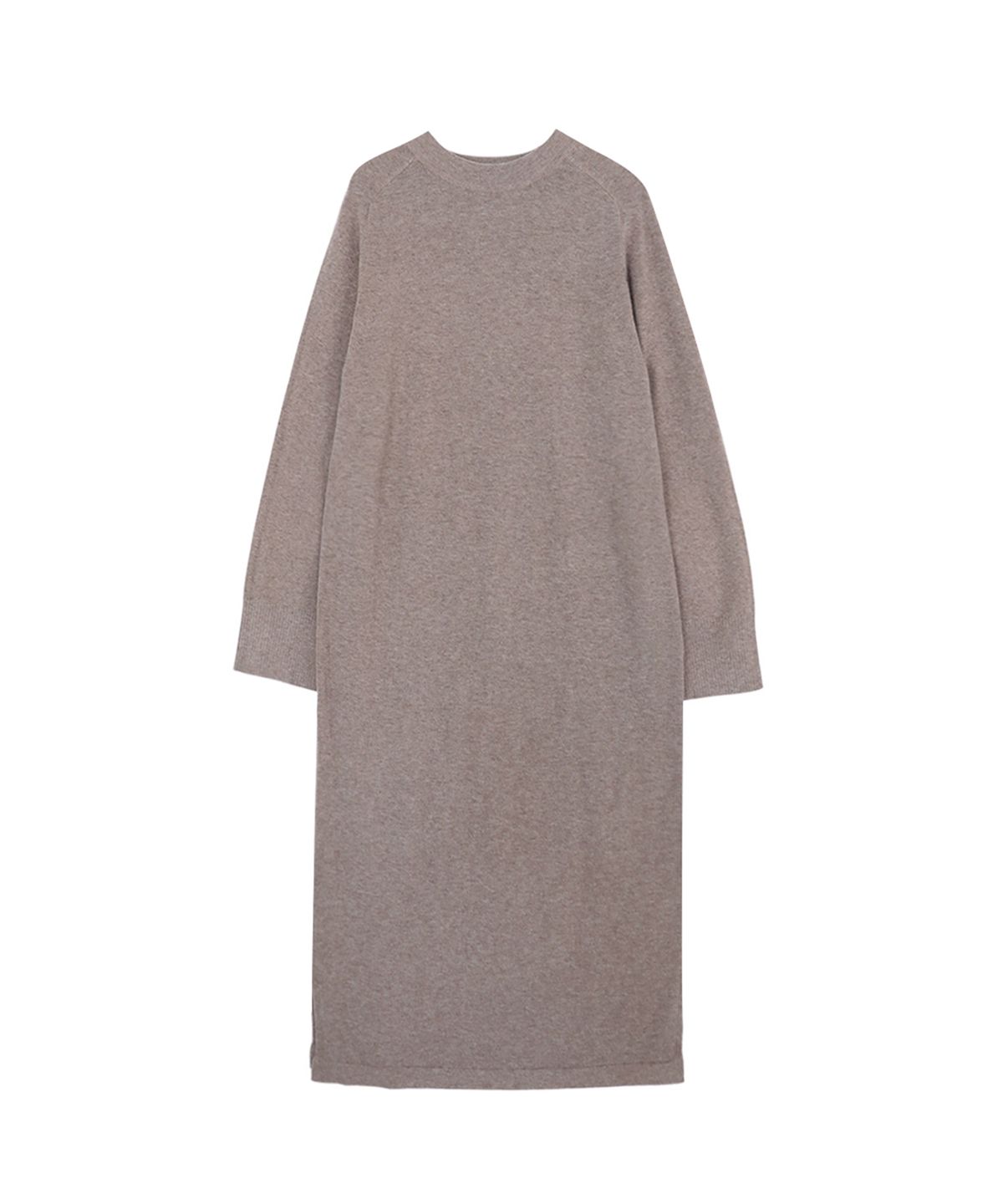바스카라(VASCARA) Modern Round neck Long Knit One-piece (3colors)