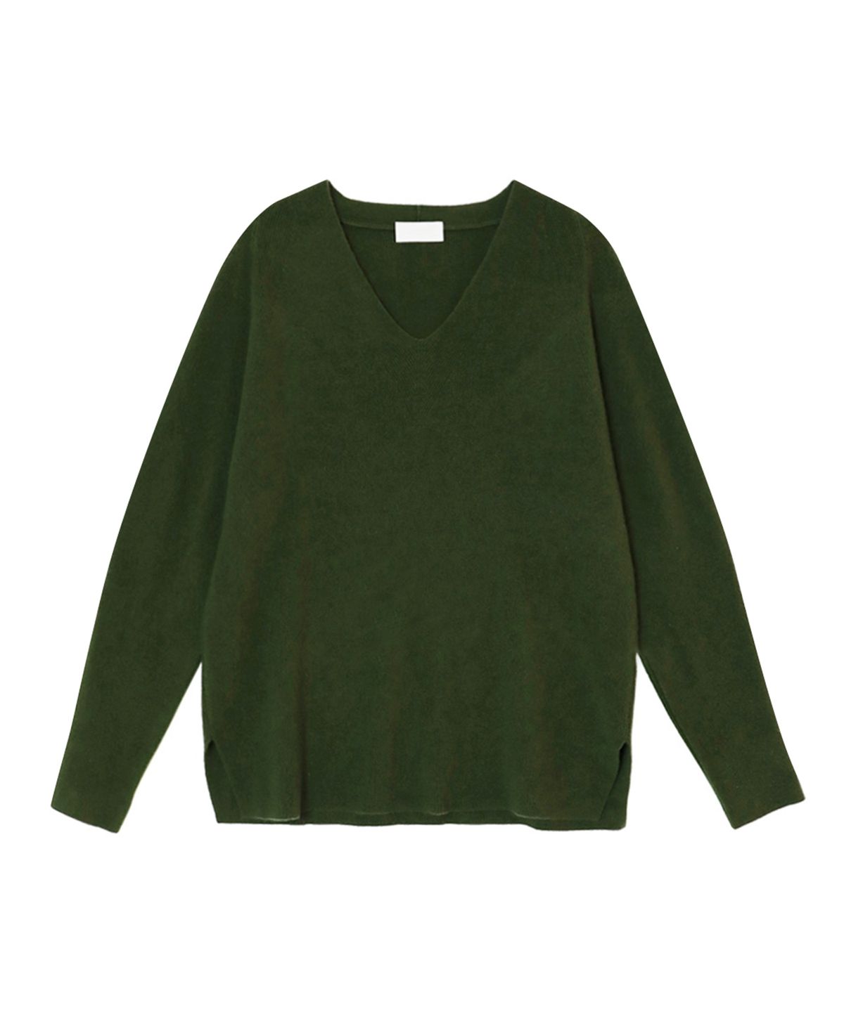 바스카라(VASCARA) Ribbed V-Neck Knitwear (5colors)