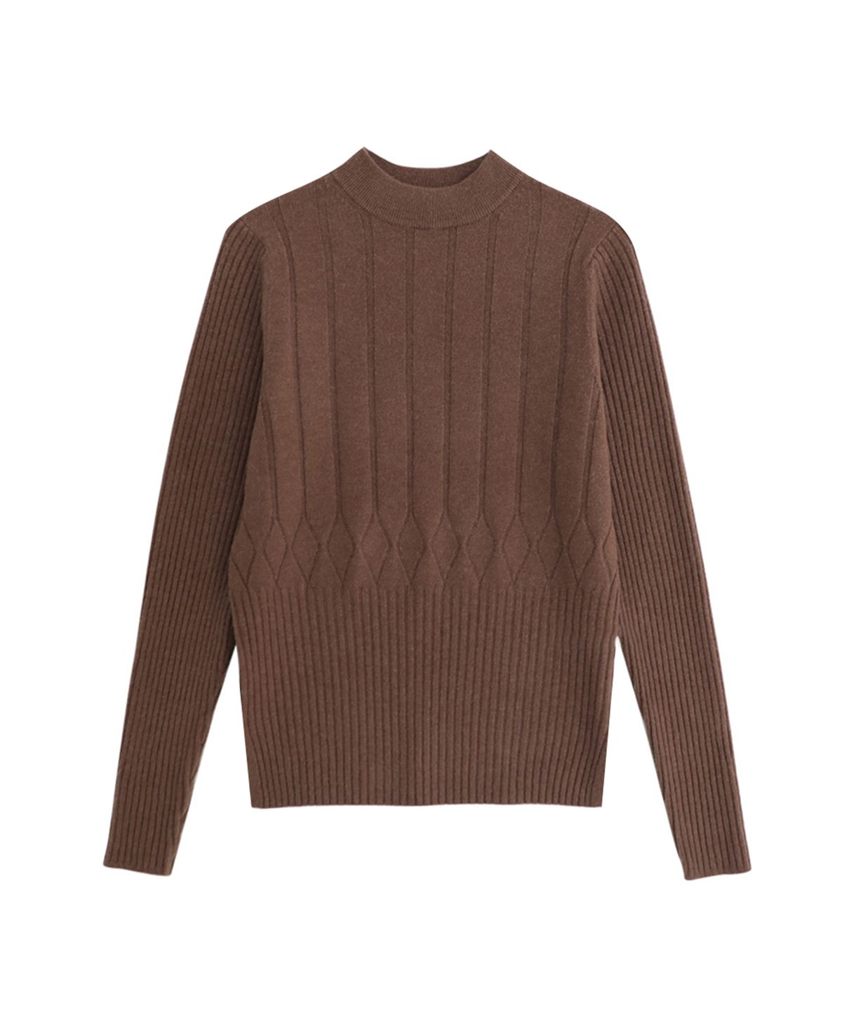 바스카라(VASCARA) DIA Half-neck Knitwear (5colors)