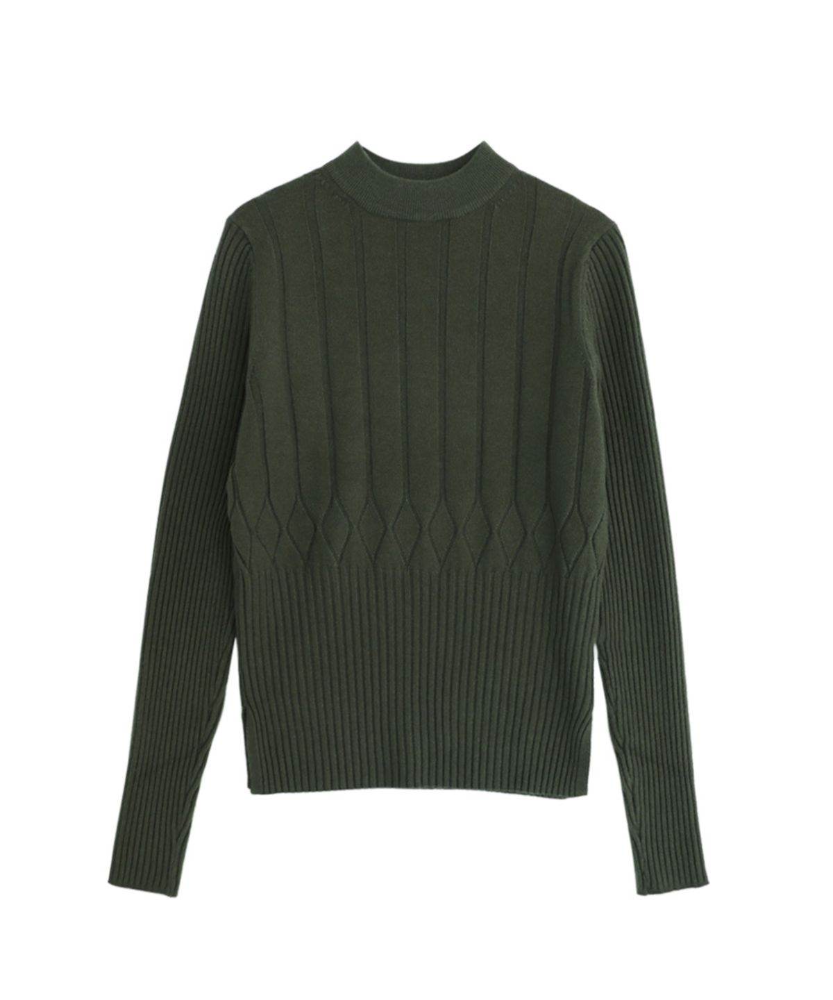 바스카라(VASCARA) DIA Half-neck Knitwear (5colors)