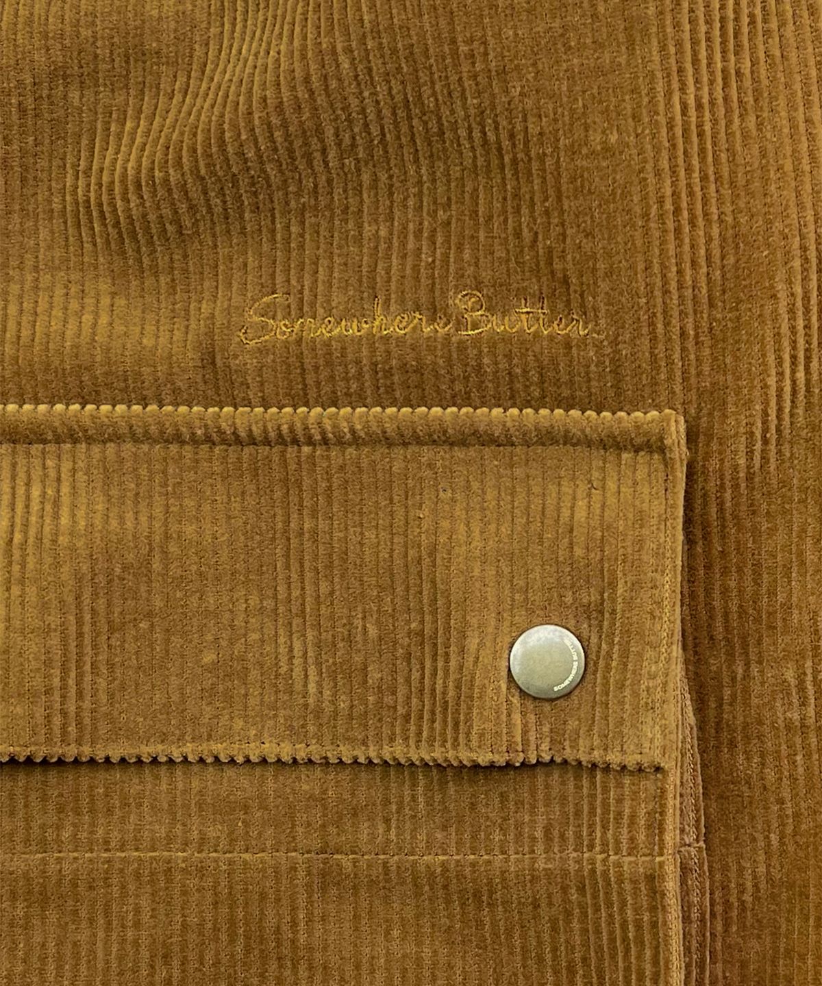 썸웨어버터(SOMEWHEREBUTTER) Besto Corduroy Work Jacket - Camel