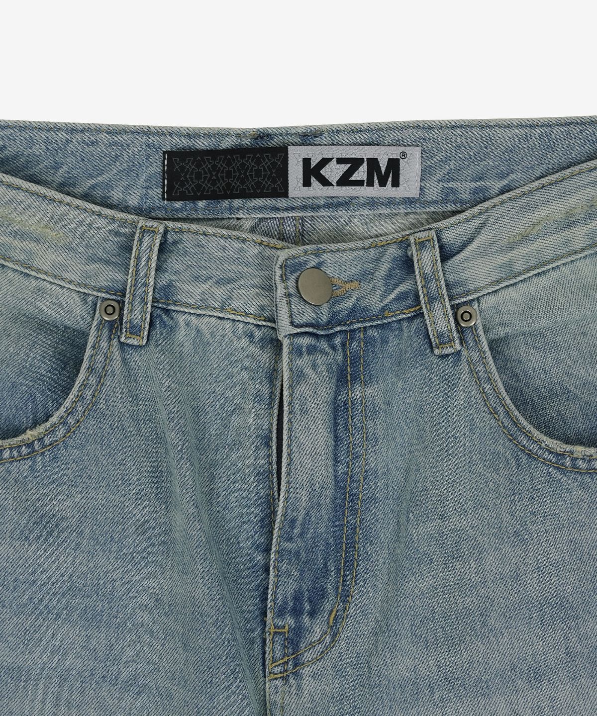 케이지엠(KZM) 로우웨이스트 데님팬츠