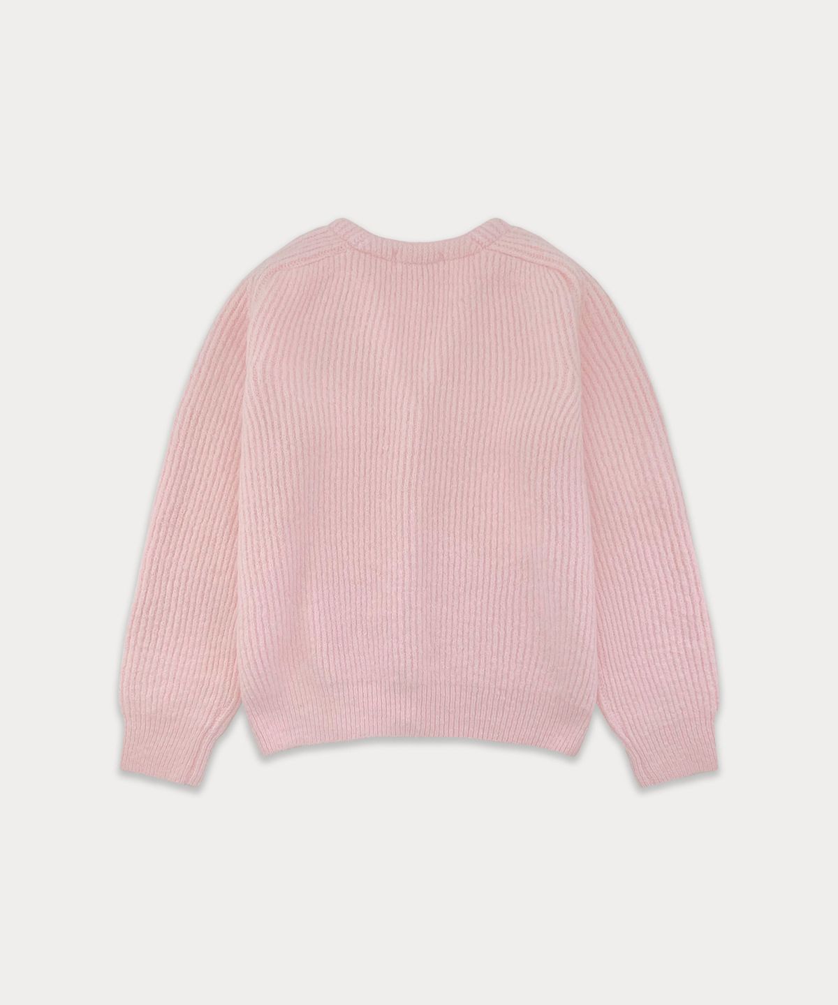 썸웨어버터(SOMEWHEREBUTTER) Moody Wool Cardigan - Light Pink