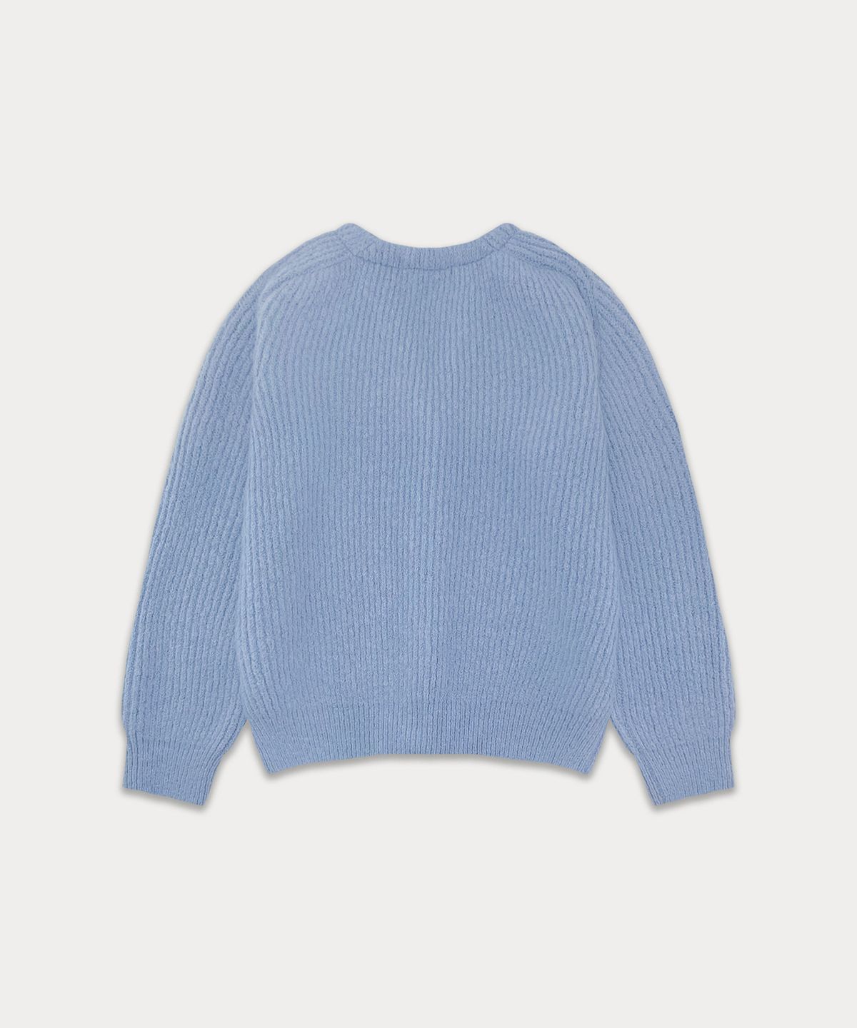 썸웨어버터(SOMEWHEREBUTTER) Moody Wool Cardigan - Light Blue