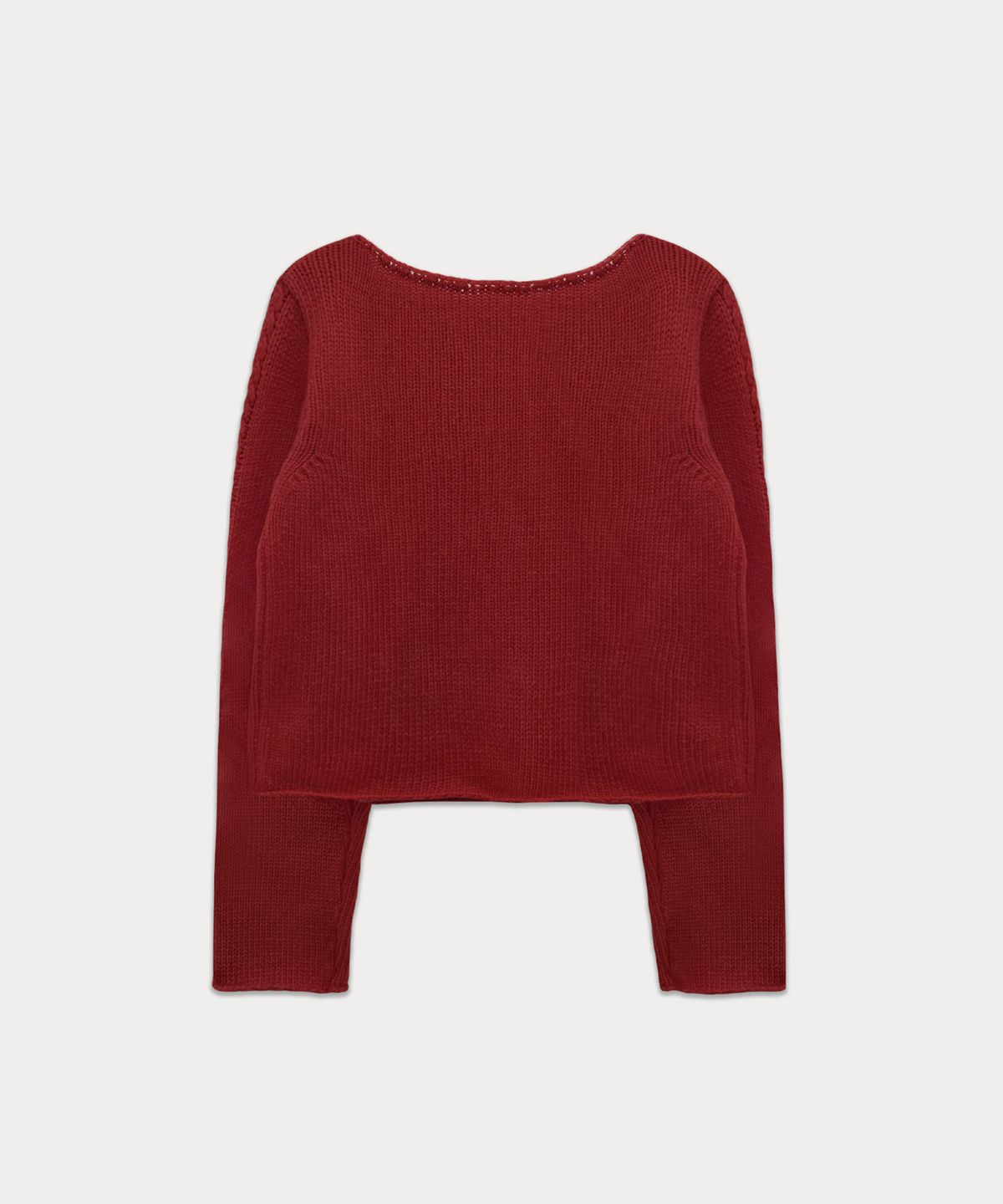 썸웨어버터(SOMEWHEREBUTTER) Poy Wool Knit - Red