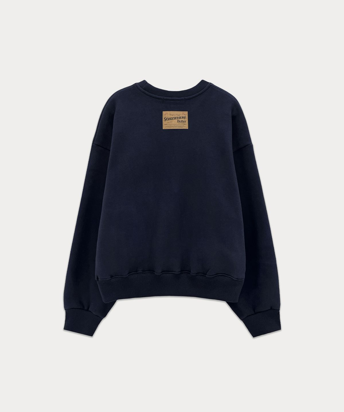 썸웨어버터(SOMEWHEREBUTTER) Pocket Vintage Sweatshirt - Navy