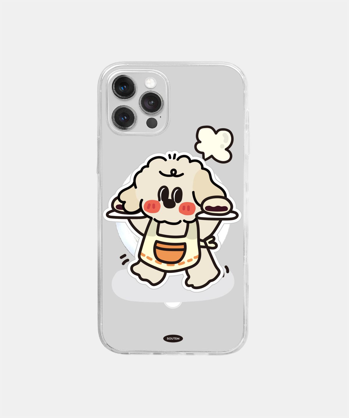 소유템(SOUTEM) [Magsafe] Winter Dessert Mori Nuri_Clear Phone Case Tok Set